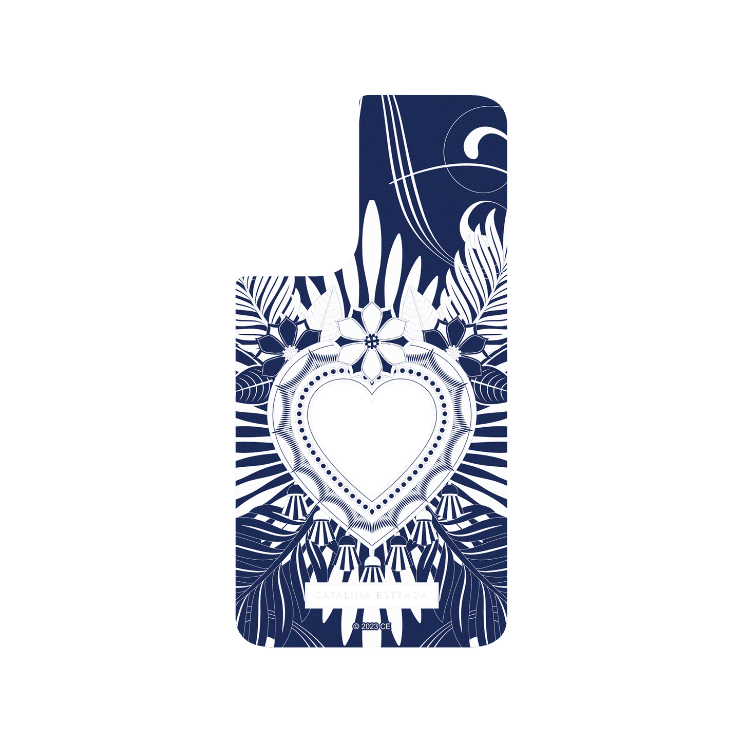 RHINOSHIELD X Catalina Estrada SolidSuit Samsung Galaxy S21 FE Case - Blue Heart
