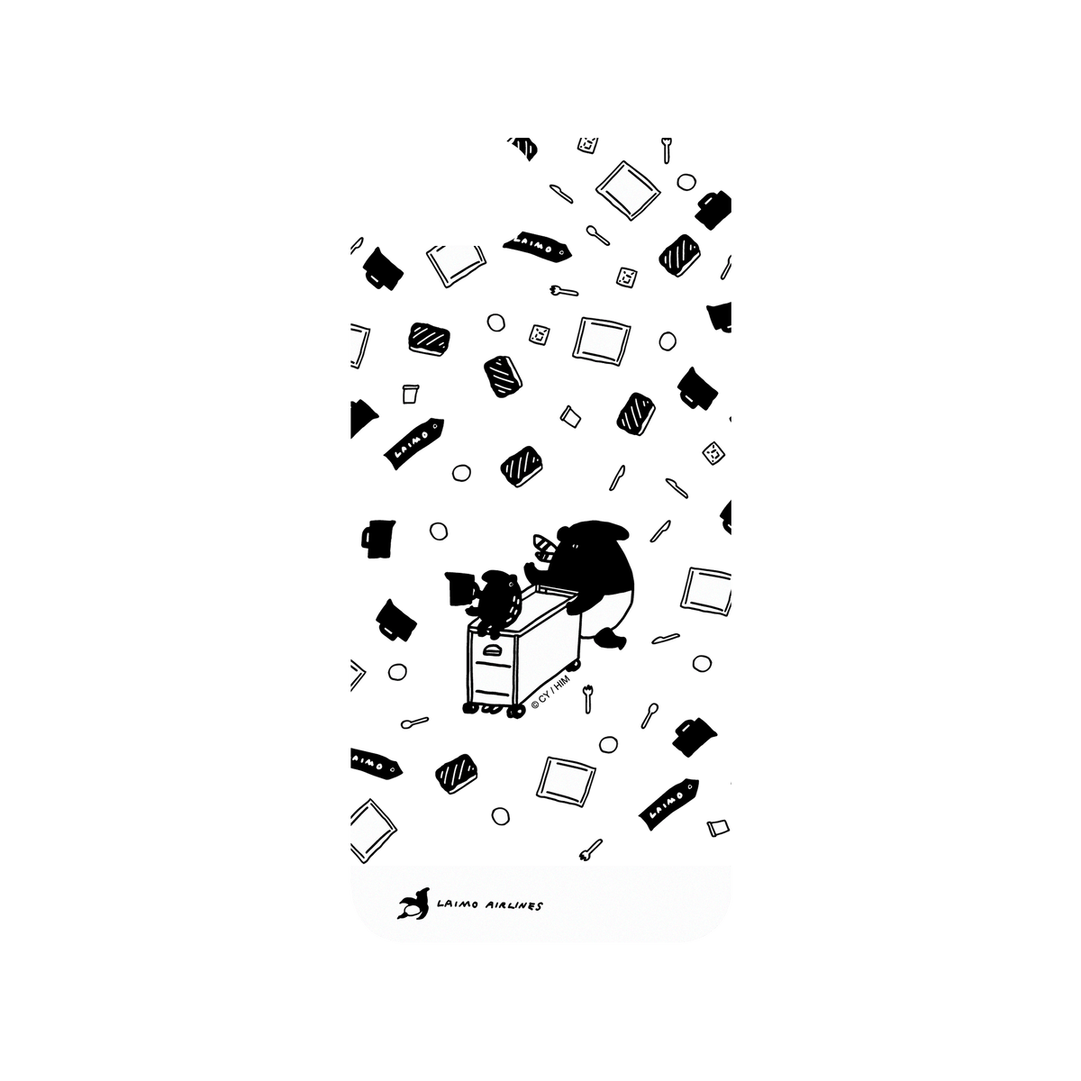 RHINOSHIELD X LAIMO SolidSuit iPhone 7 Case - LAIMO AIRLINES