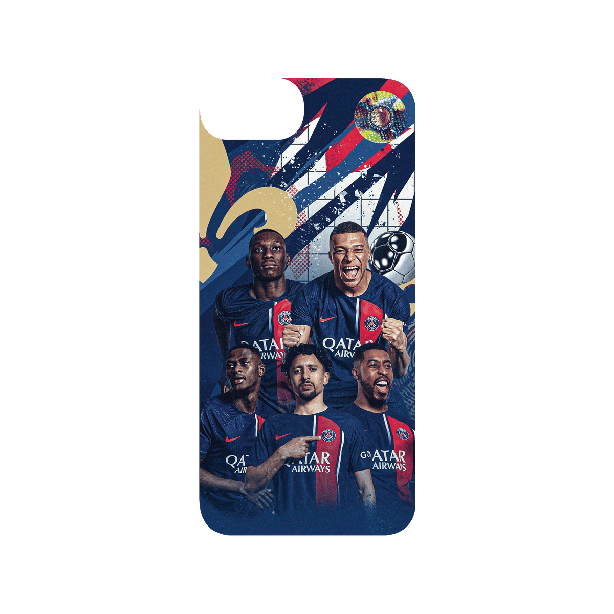 RHINOSHIELD X PSG SolidSuit iPhone 7 Case - PSG Victory - Team 1