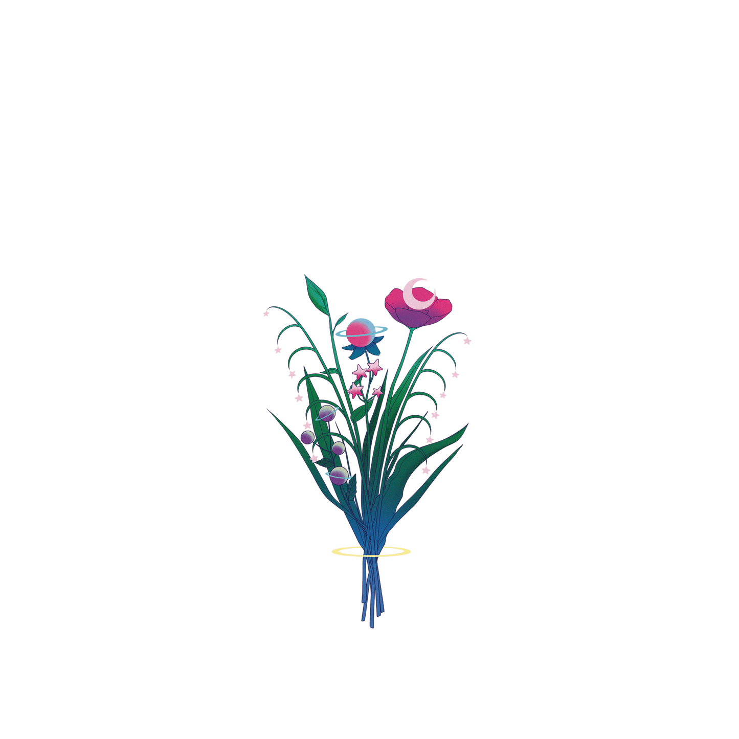RHINOSHIELD X Surudenise SolidSuit iPhone 13 mini Case - Space Flowers
