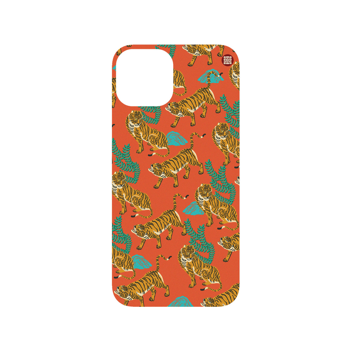 RHINOSHIELD X National Palace Museum SolidSuit (MagSafe compatible) iPhone 13 Case - Animal Series - Tiger pattern