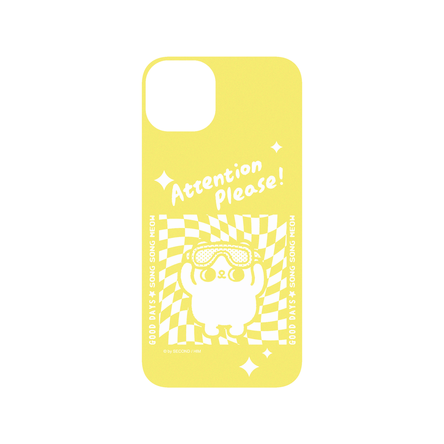 RHINOSHIELD X Song Song Meow by SECOND SolidSuit (MagSafe compatible) iPhone 14 Plus Case - Attention Please