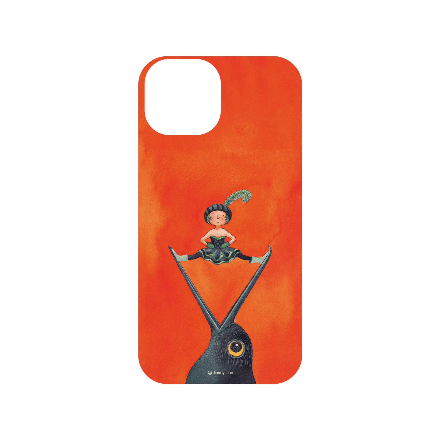 RHINOSHIELD X Jimmy SolidSuit iPhone 15 Case - Don’t Blame Me - Crow