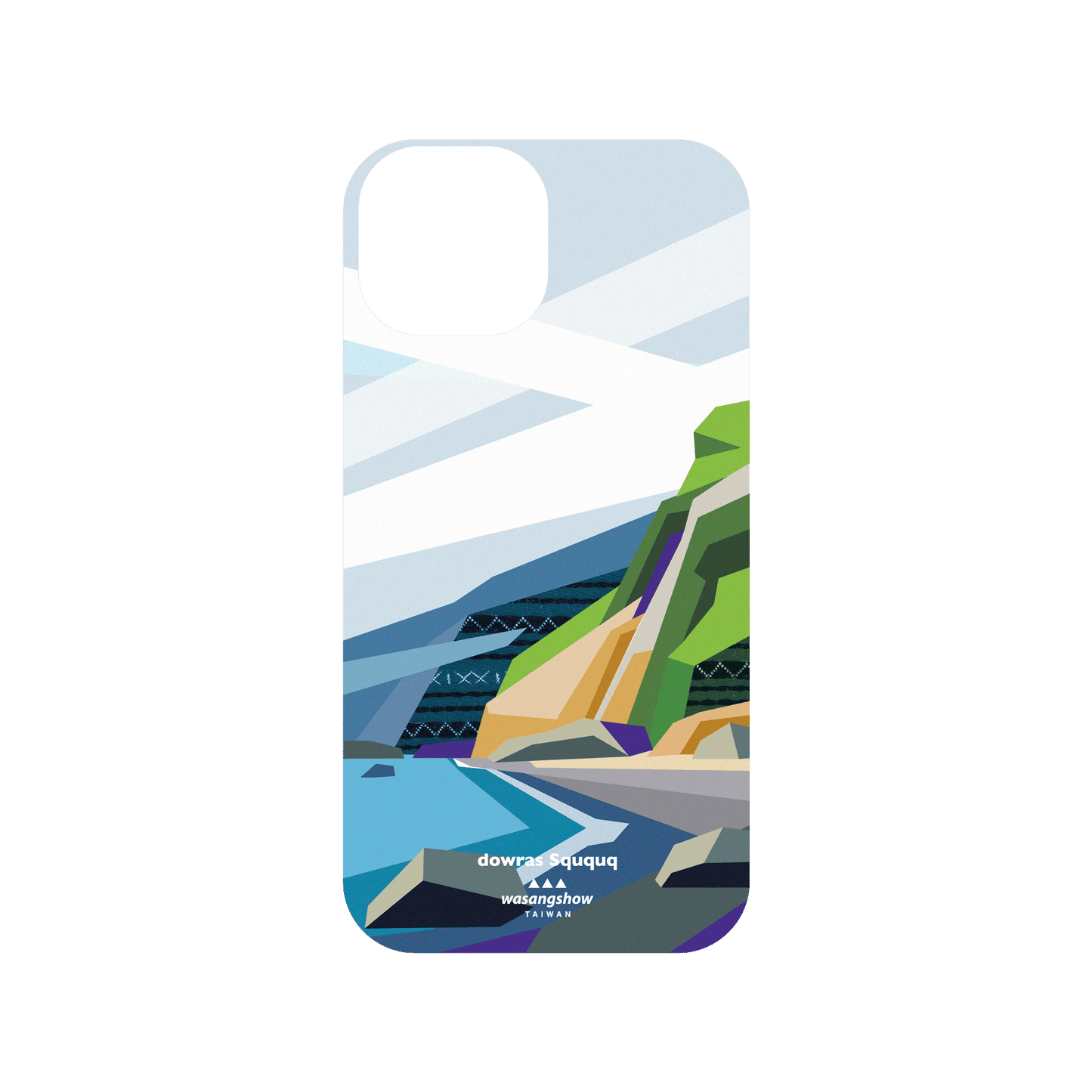RHINOSHIELD X WasangShow SolidSuit iPhone 15 Case - Mlawa - Qingshui Cliff