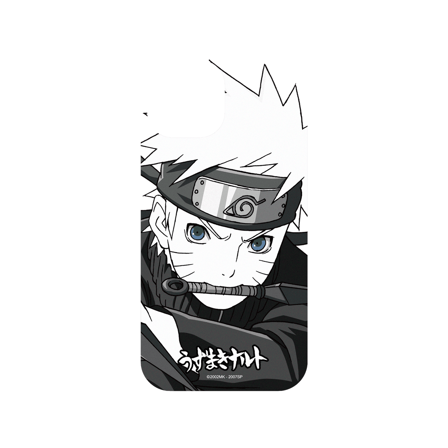 RHINOSHIELD X Naruto Shippuden SolidSuit iPhone 15 Case - Naruto Black & White