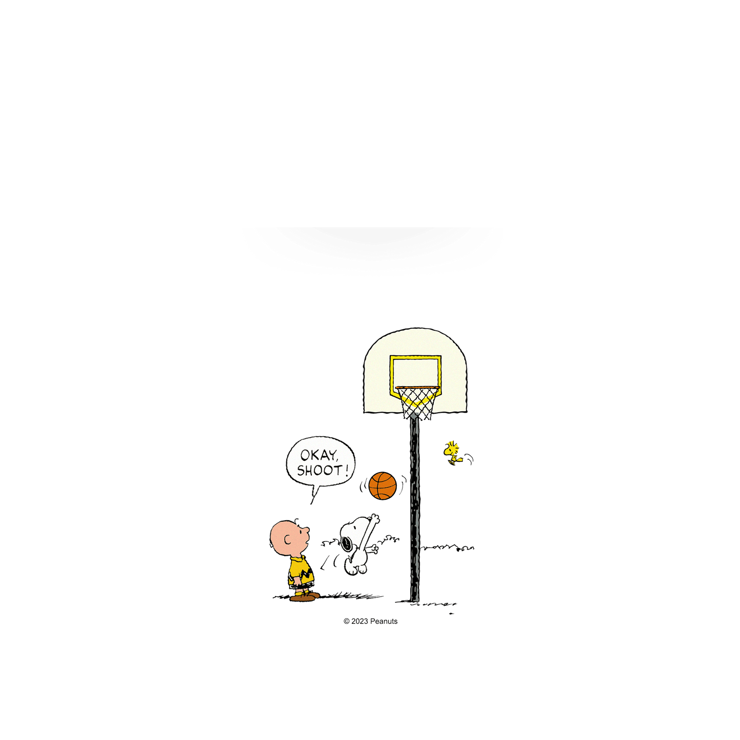 RHINOSHIELD X Snoopy SolidSuit (MagSafe compatible) Google Pixel 8 Case - Lets Play Basketball!