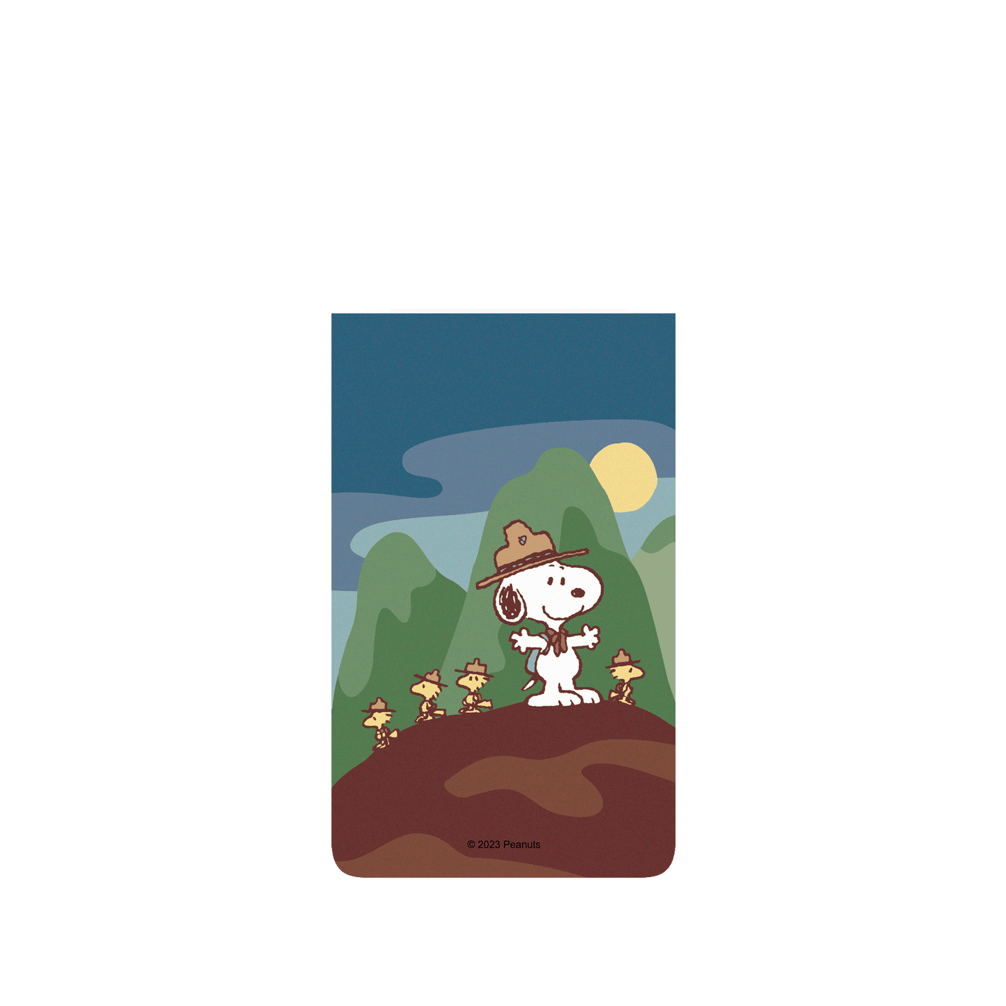 RHINOSHIELD X Snoopy SolidSuit (MagSafe compatible) Google Pixel 8 Case - At The Mountain Top
