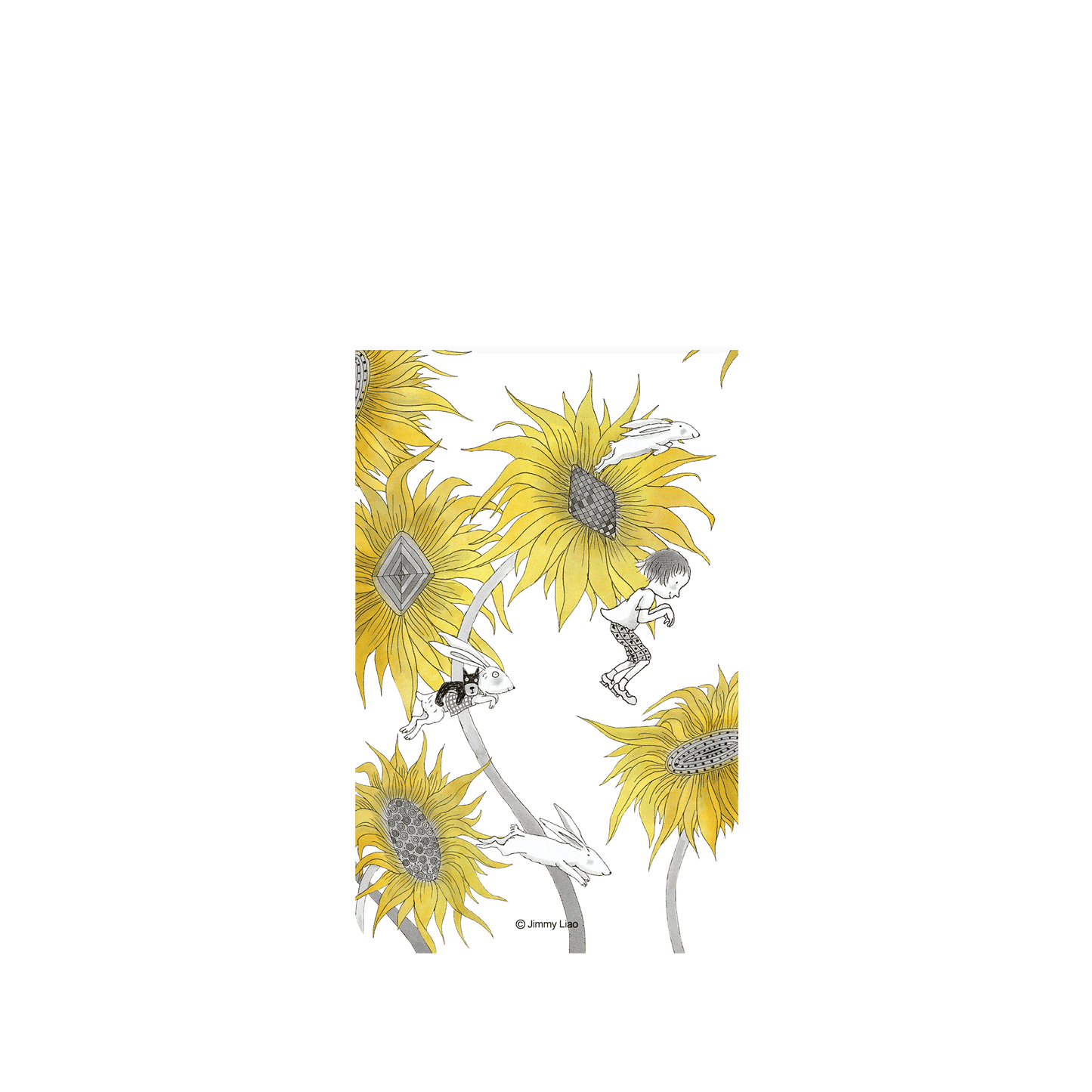 RHINOSHIELD X Jimmy SolidSuit Google Pixel 8 Pro Case - Year of the Rabbit Series - Chasing in the sunflowers field