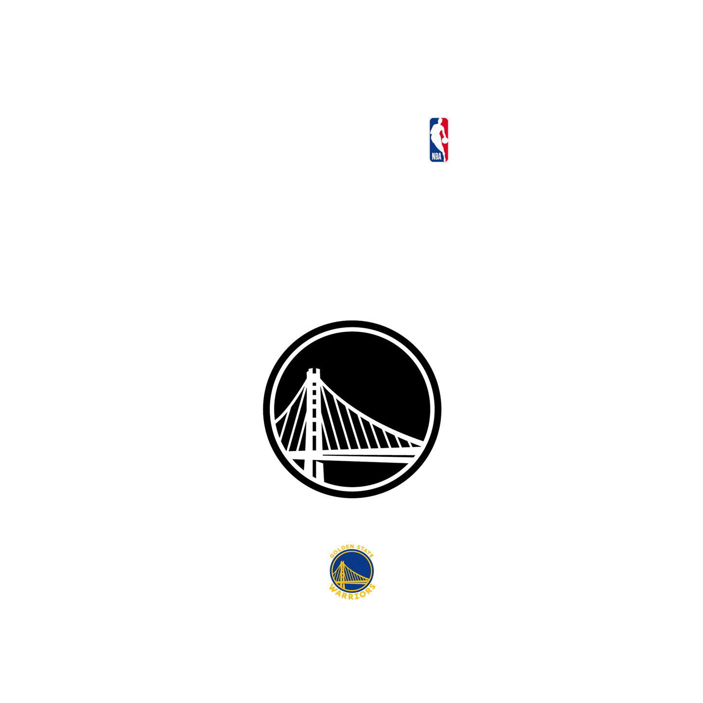 RhinoShield X NBA SolidSuit (MagSafe compatible) Samsung Galaxy S23 FE Case - Golden State Warriors B&W - Light