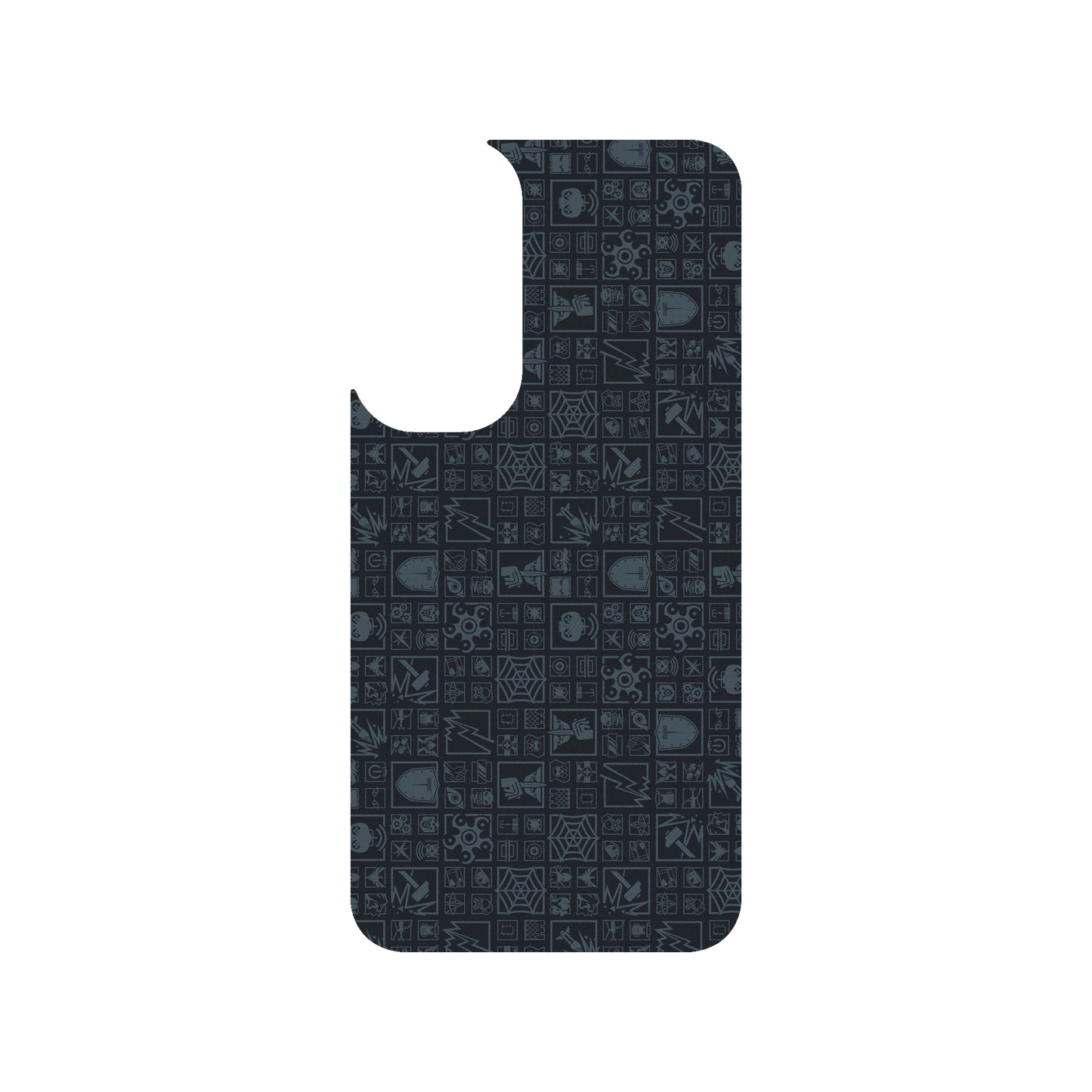 RhinoShield X 6: Siege SolidSuit (MagSafe compatible) Samsung Galaxy S23 FE Case - Mosaic - Dark Blue