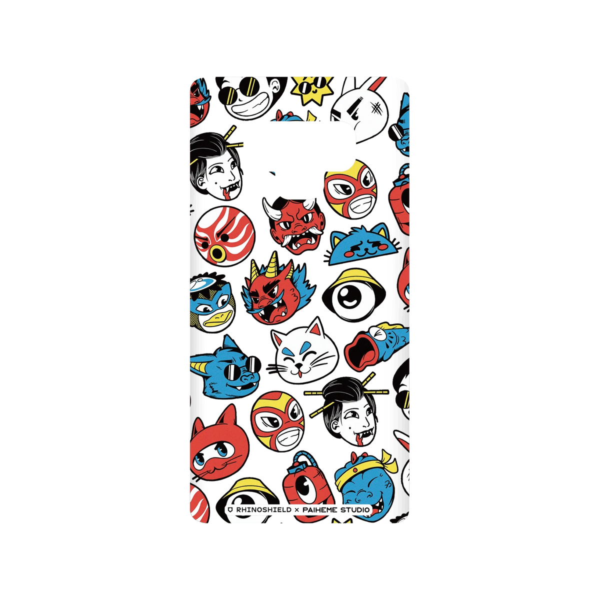 RHINOSHIELD X Paiheme Studio SolidSuit Samsung Galaxy Note9 Case - All Heads