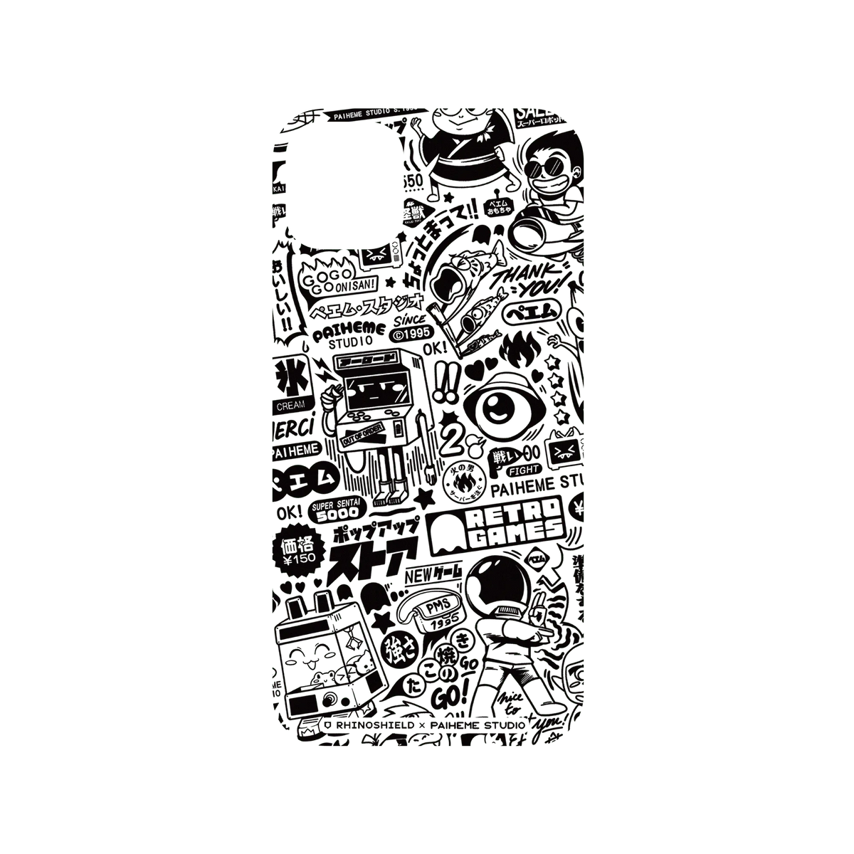 RHINOSHIELD X Paiheme Studio Mod NX iPhone 11 Pro Max Case - Retro Games Backplate
