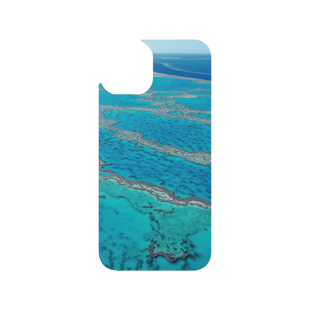 RHINOSHIELD Clear iPhone 13 Case: Original Designs - The Masterpiece of Nature (Great Barrier Reef)