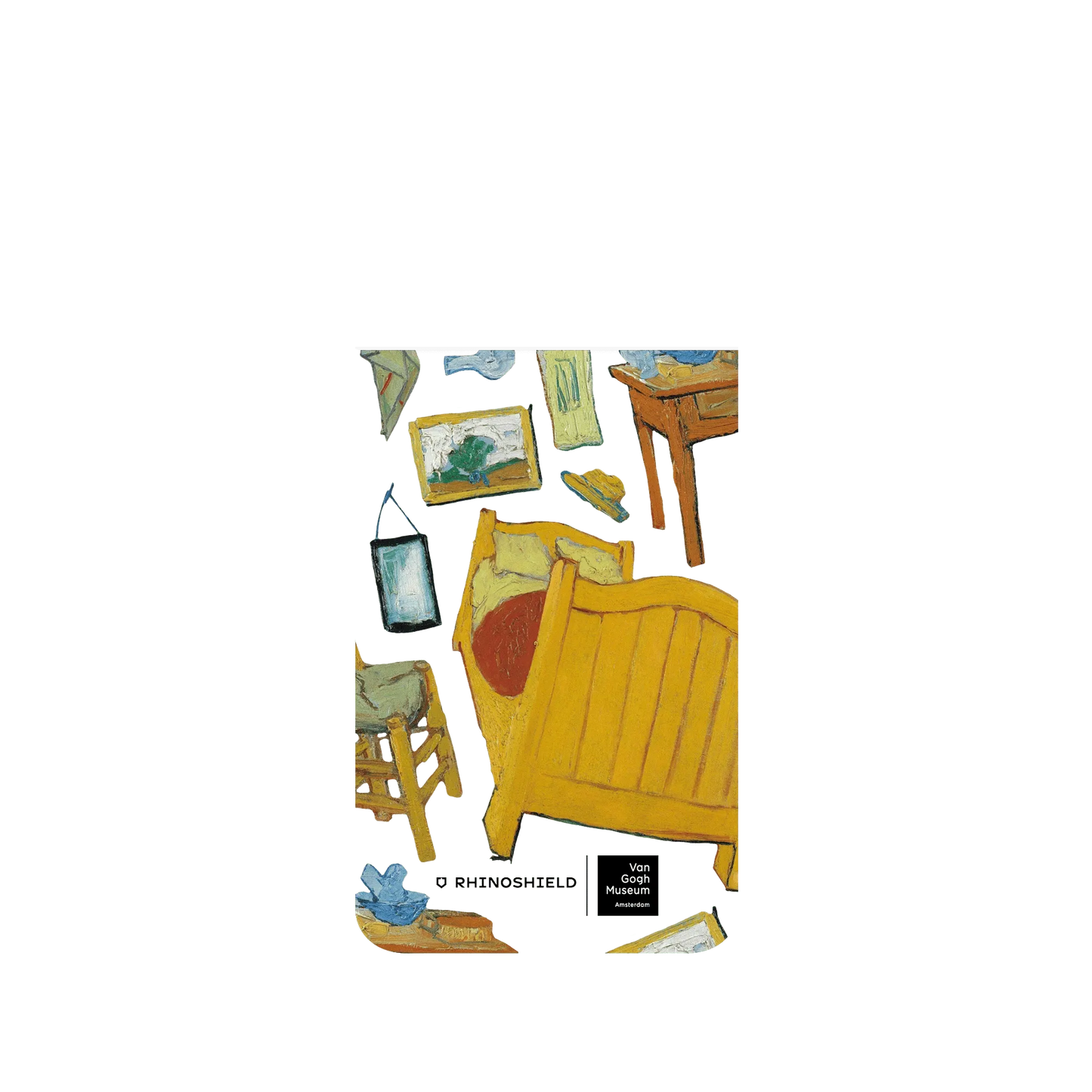 RHINOSHIELD X Van Gogh Museum SolidSuit Google Pixel 8 Pro Case - The Bedroom - Transparent