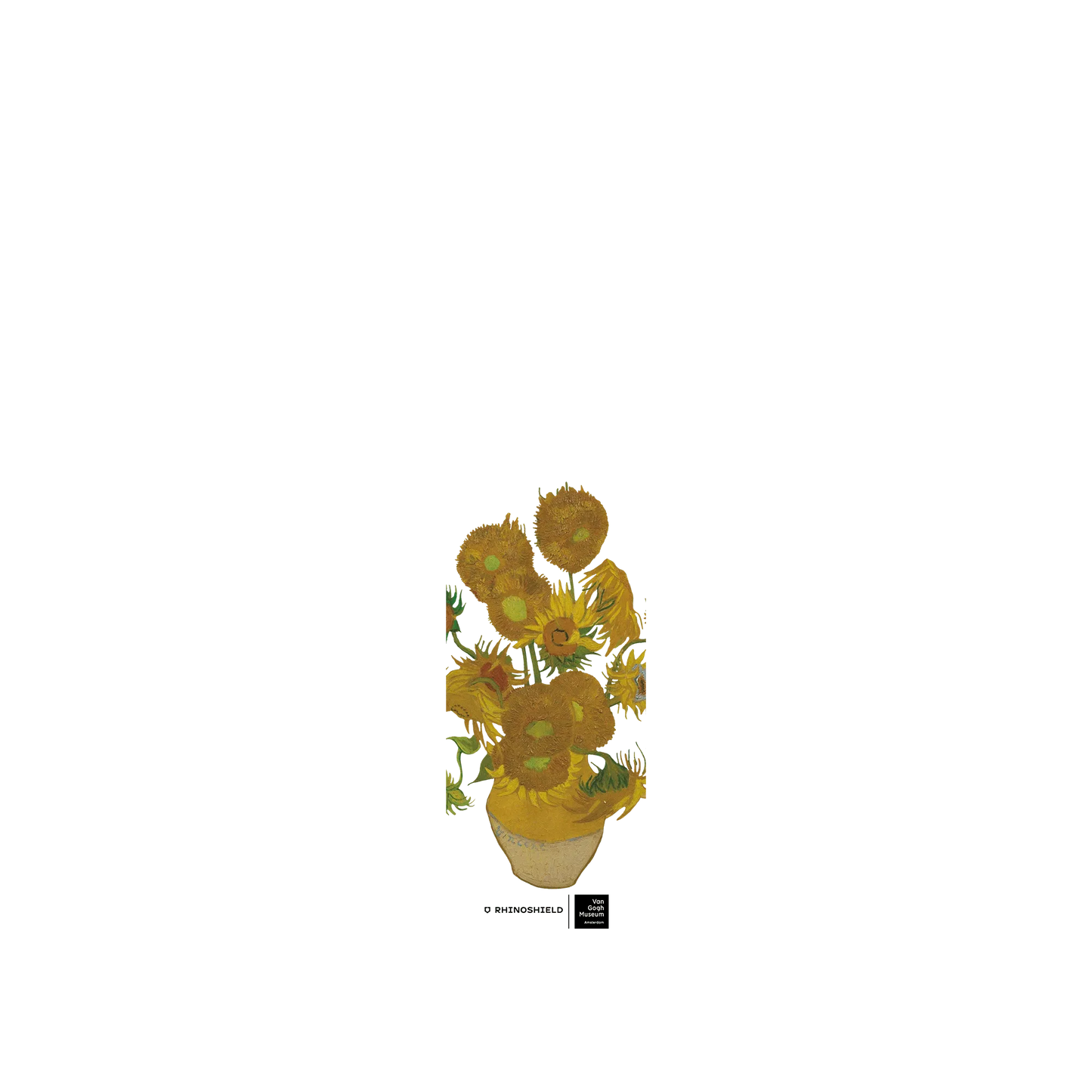 RHINOSHIELD X Van Gogh Museum - Sunflowers - Transparent AquaStand - Stainless Steel 700ml (With Straw)