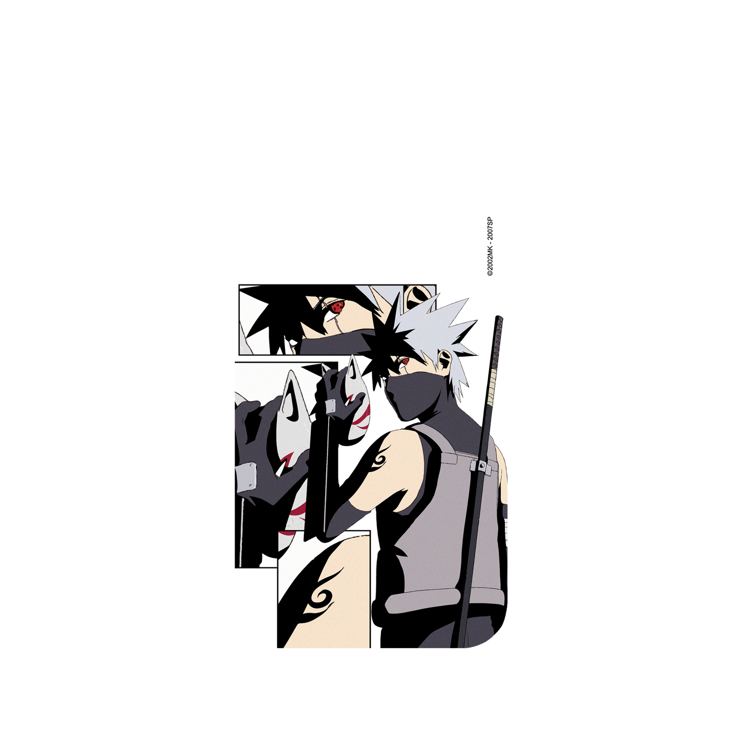 RhinoShield X Naruto Shippuden Clear iPhone 12 Case - Kakashi Gaiden