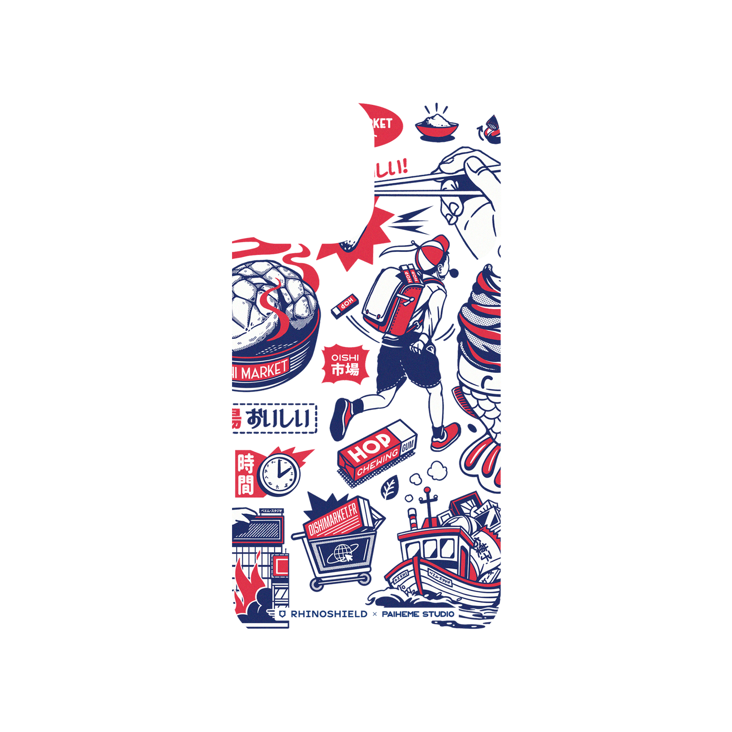 RhinoShield X Paiheme Studio Clear iPhone 12 Pro Case - Oishi Tattoos Mix