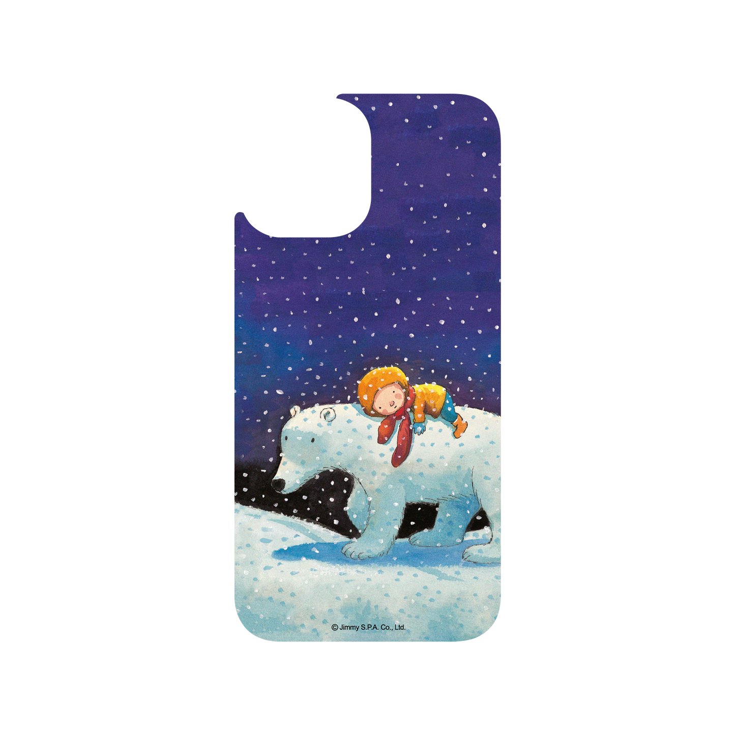 RhinoShield X Jimmy Clear iPhone 12 Pro Max Case - The World & Me - Polar Bear