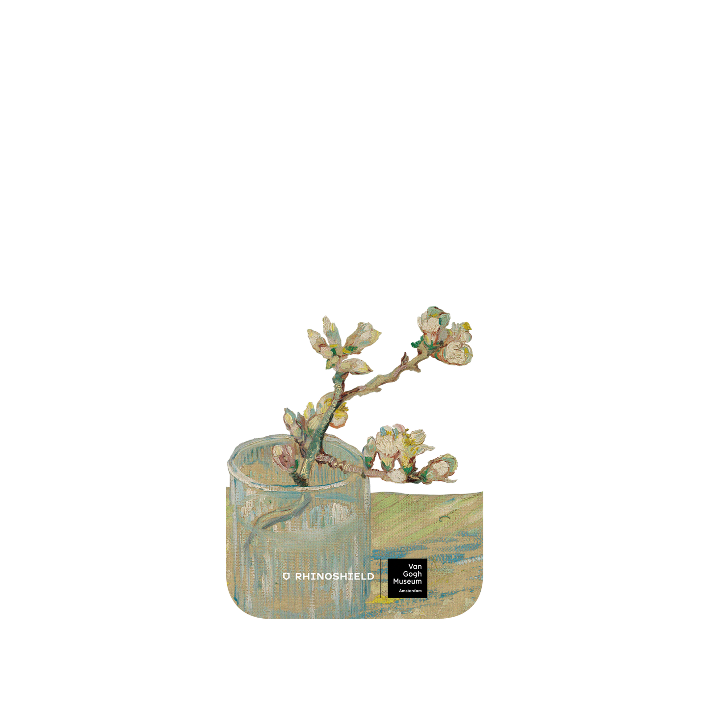 RHINOSHIELD X Van Gogh Museum Clear Case (MagSafe compatible) iPhone 12 Pro Max - Sprig of Flowering Almond in a Glass