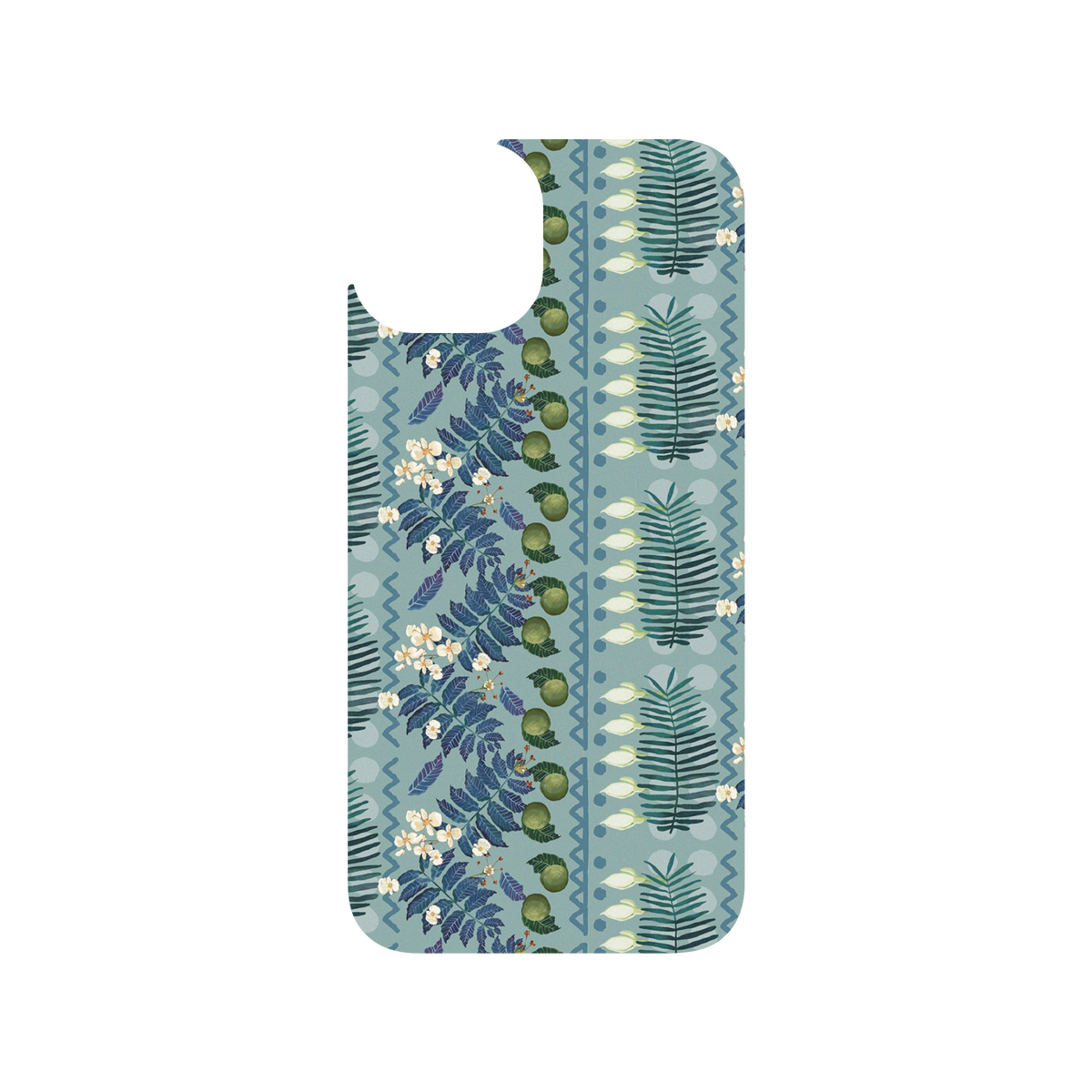RHINOSHIELD X WasangShow Clear iPhone 13 Case - Tropical Plants