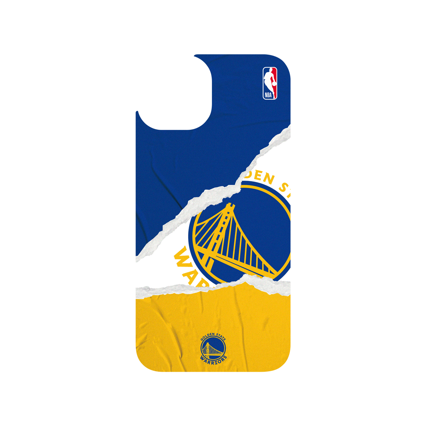 iPhone 13 犀牛盾Clear Case (MagSafe 兼容)聯名設計款透明手機殼 NBA - 熱血系列-金州勇士 Golden State Warriors - Sweat and tears