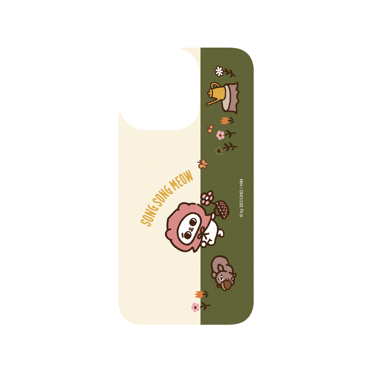 RHINOSHIELD X Song Song Meow by SECOND Clear iPhone 13 Pro Case - In the forest