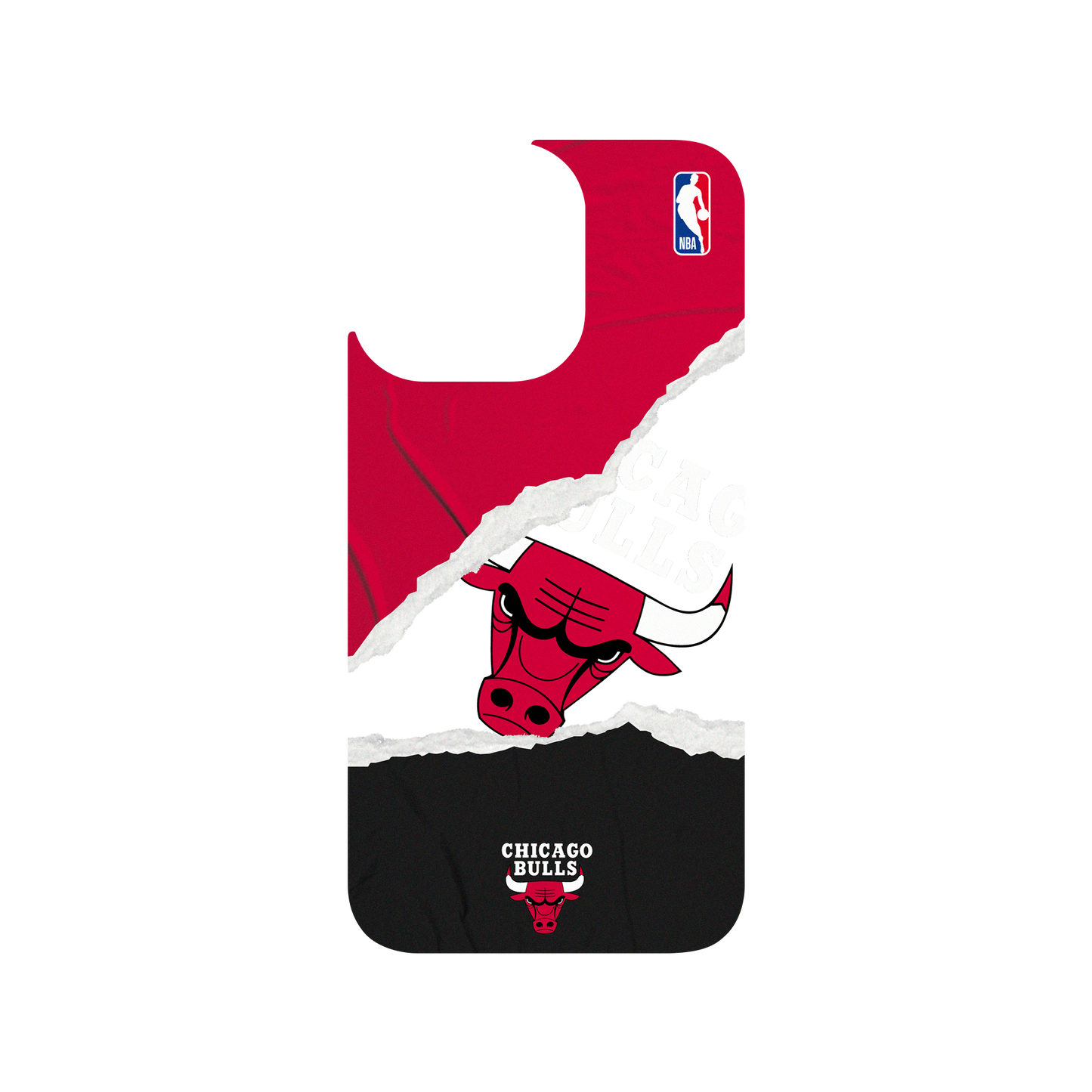 iPhone 13 Pro 犀牛盾Clear Case (MagSafe 兼容)聯名設計款透明手機殼 NBA - 熱血系列-芝加哥公牛 Chicago Bulls - Sweat and Tears