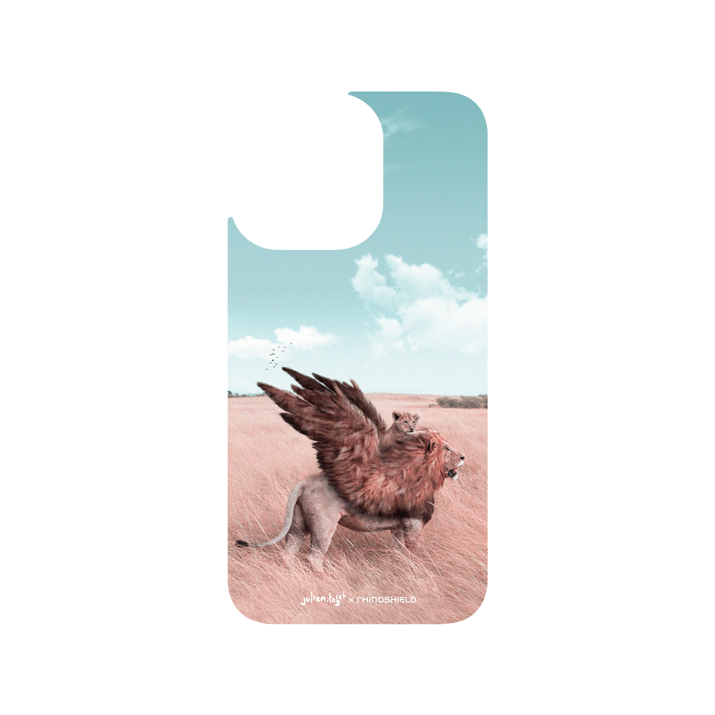 RhinoShield X Julien Tabet Clear iPhone 13 Pro Case - Monarchy