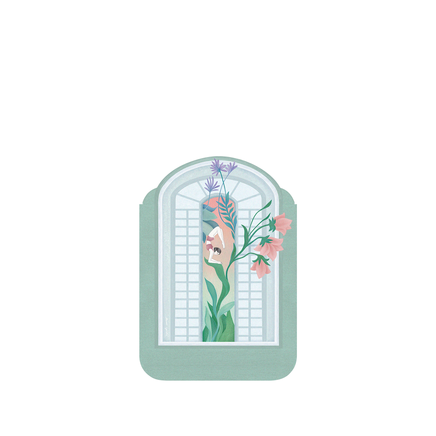 iPhone 13 Pro Max 犀牛盾Clear Case (MagSafe 兼容)聯名設計款透明手機殼 欣蒂小姐 - 女子堅柔