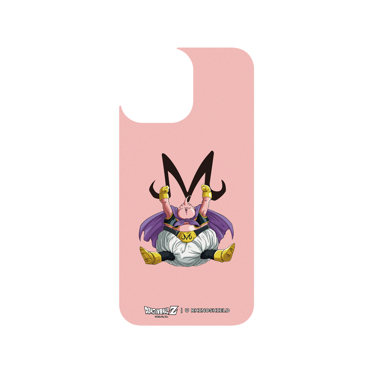 RhinoShield X Dragon Ball Z Clear iPhone 13 Pro Max Case - Majin Buu & Majin symbol