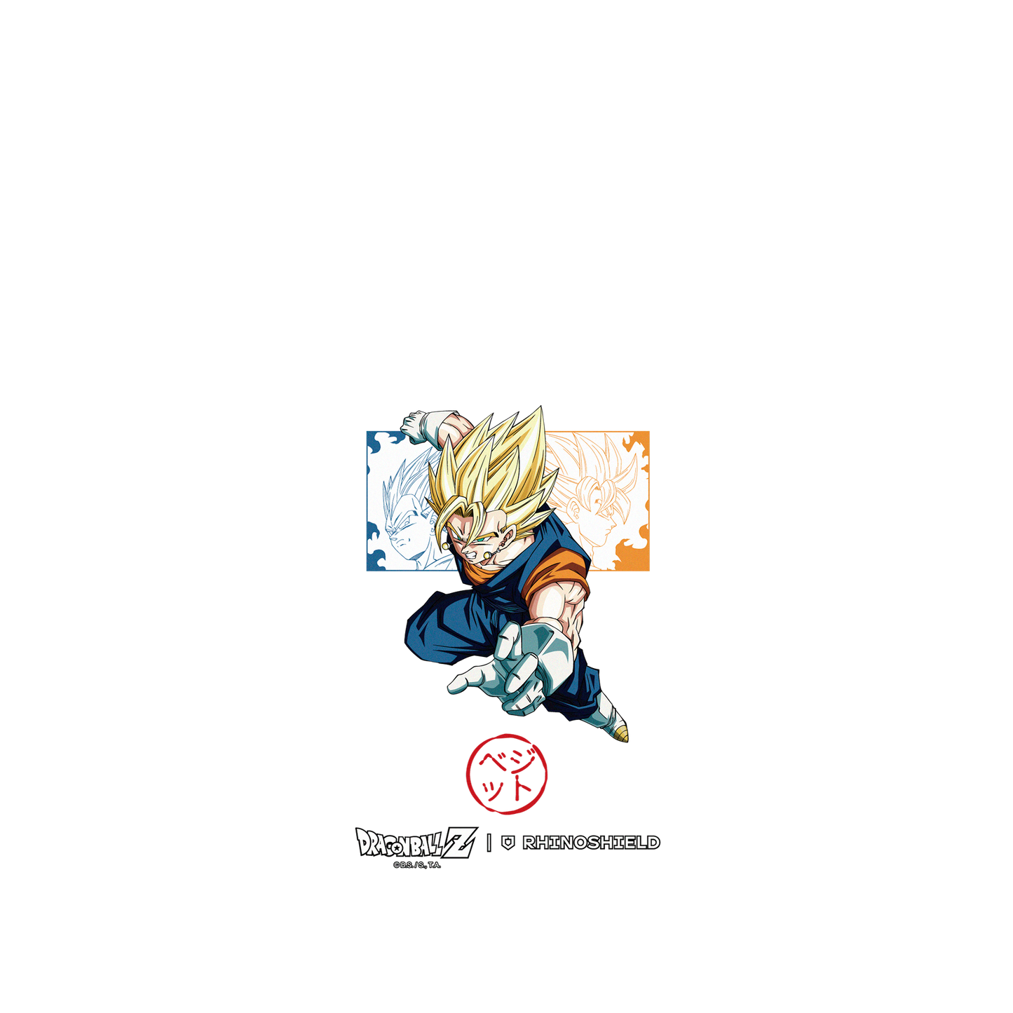 RhinoShield X Dragon Ball Z Clear iPhone 13 Pro Max Case - Super Vegito