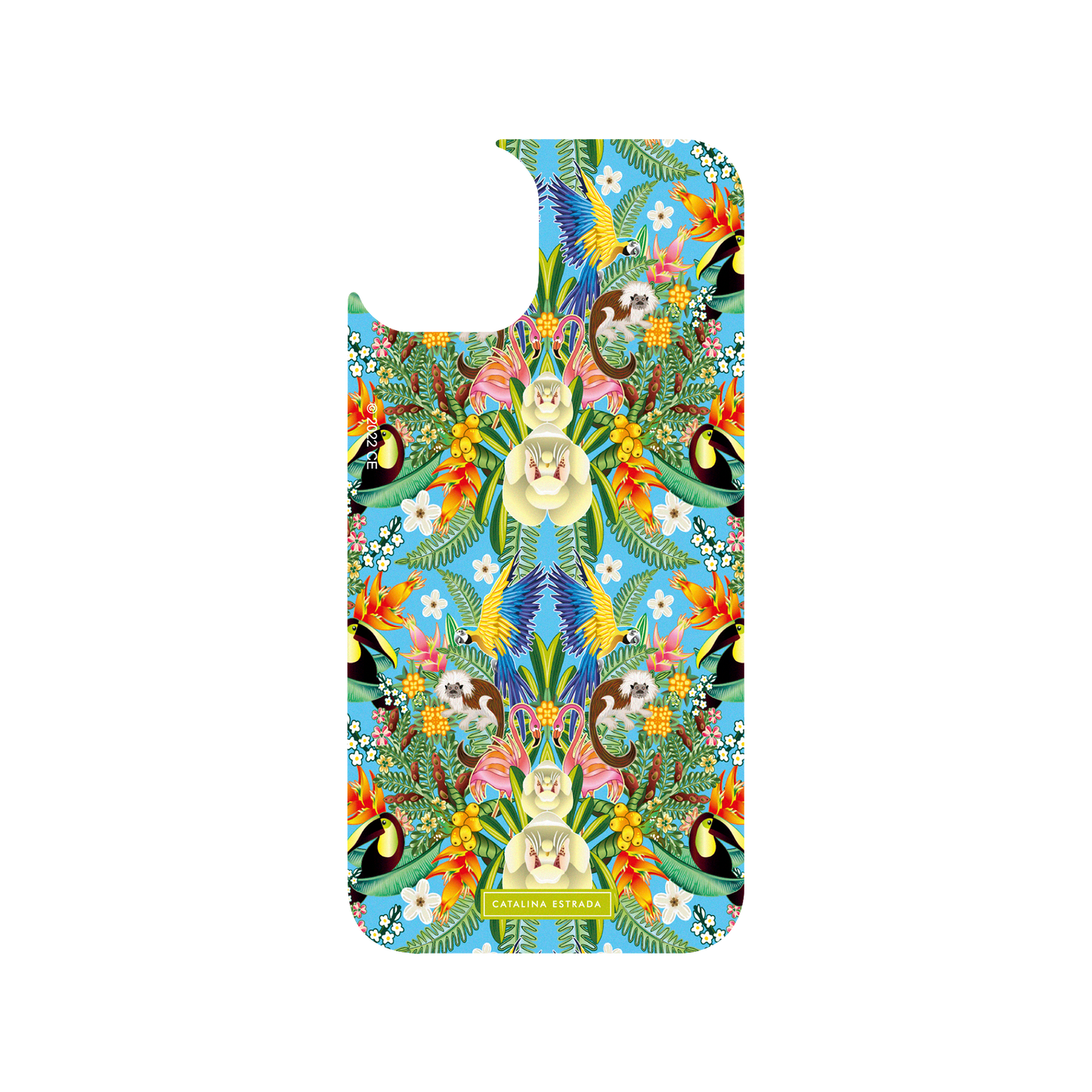RHINOSHIELD X Catalina Estrada Clear iPhone 14 Case - Jungle Life