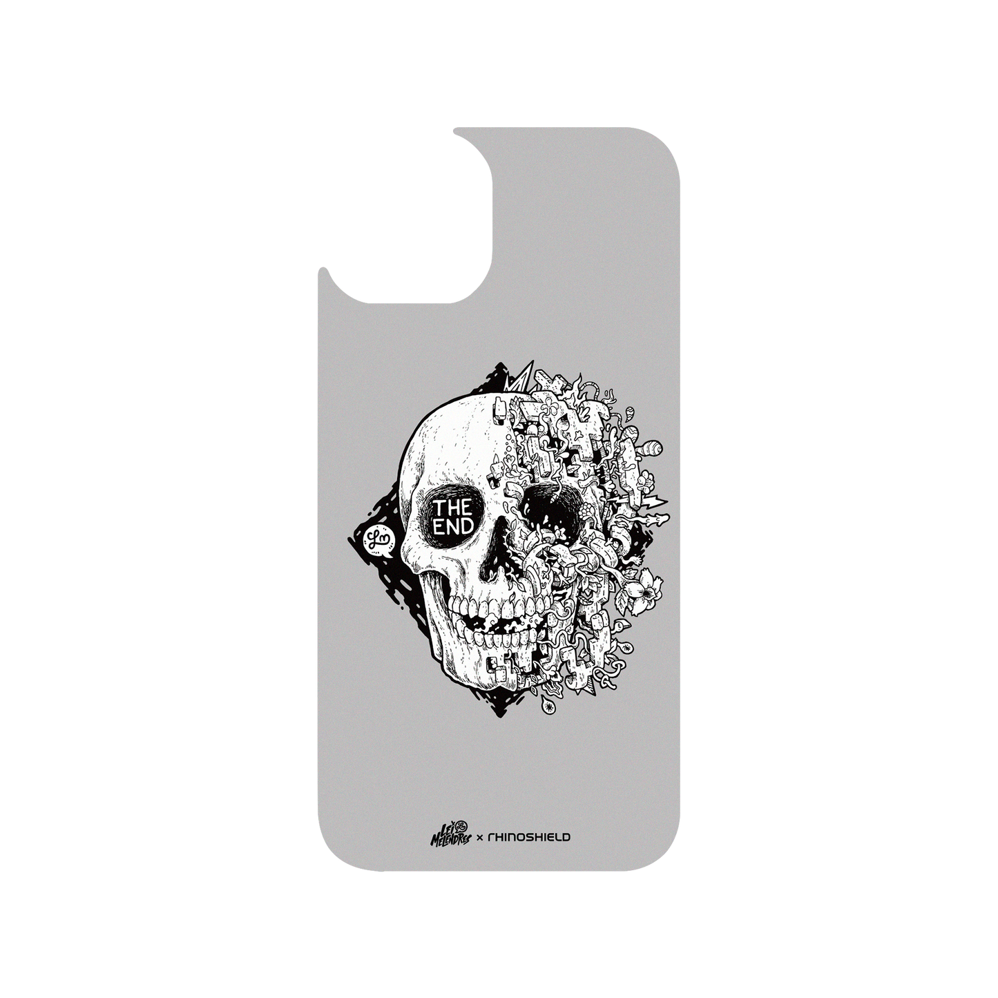 RHINOSHIELD X Lei Melendres JellyTint (MagSafe compatible) iPhone 14 - Diamond Skull