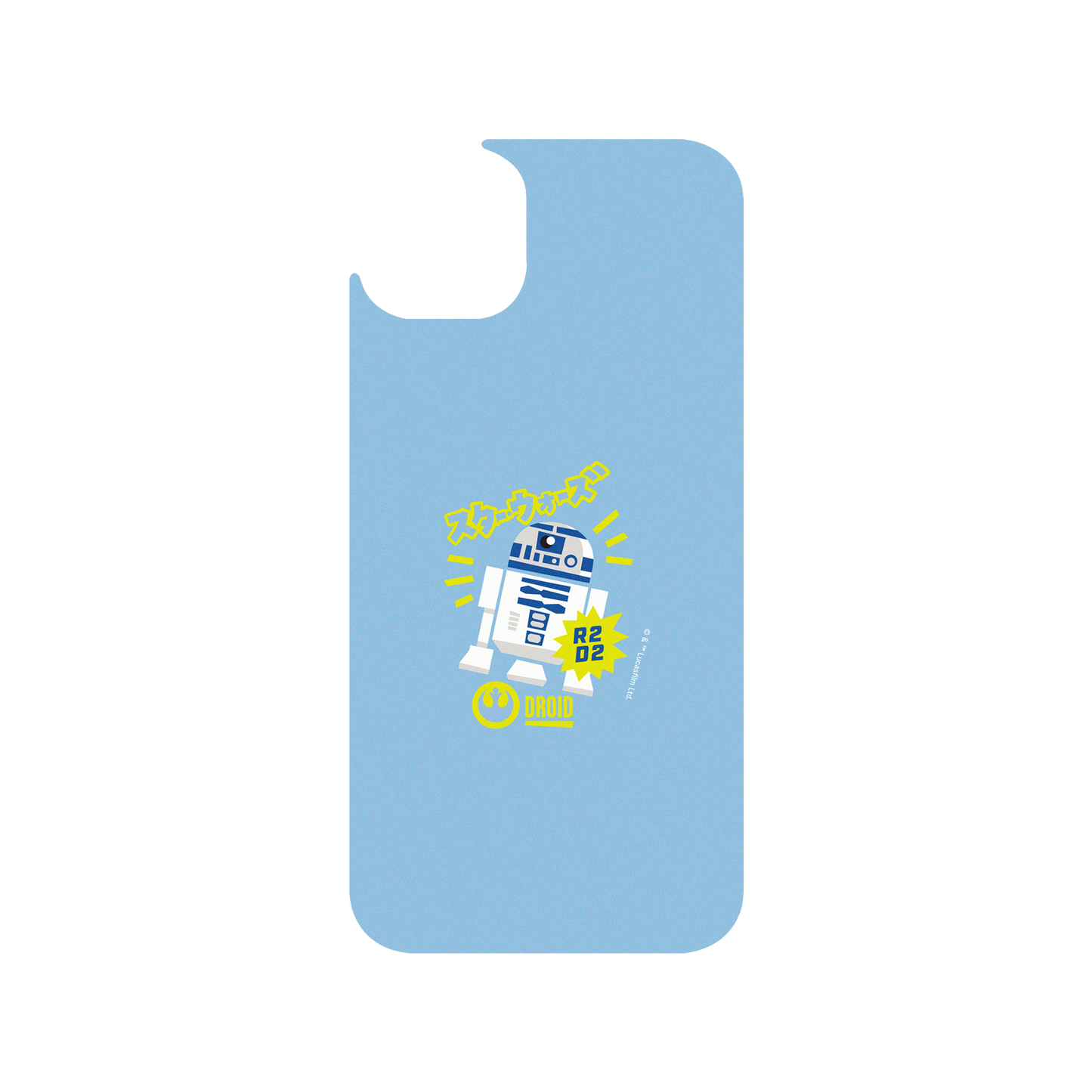 iPhone 14 Plus 犀牛盾Clear (MagSafe 兼容)聯名設計款透明手機殼 StarWars 星際大戰系列 - R2D2-日文字系列