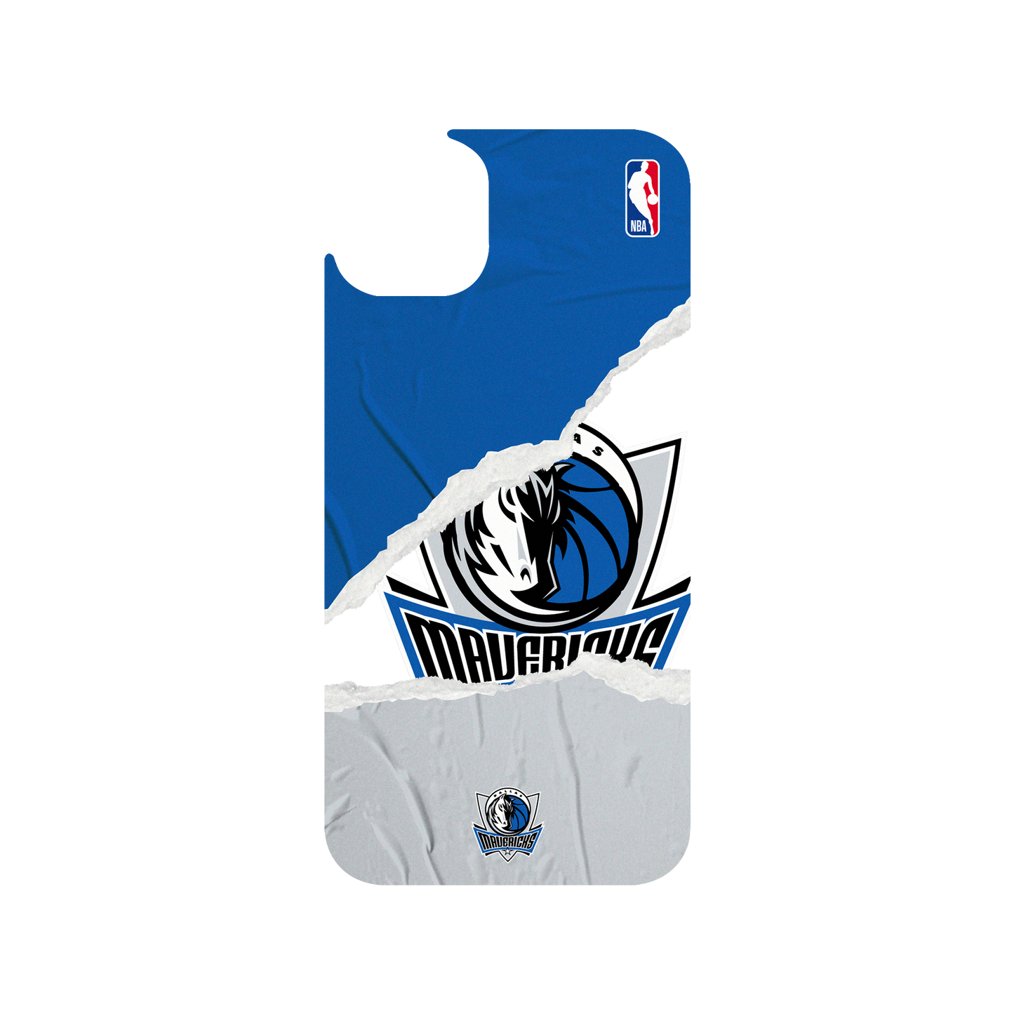 iPhone 14 Plus 犀牛盾Clear聯名設計款透明手機殼 NBA - 熱血系列-達拉斯獨行俠 Dallas Mavericks - Sweat and Tears