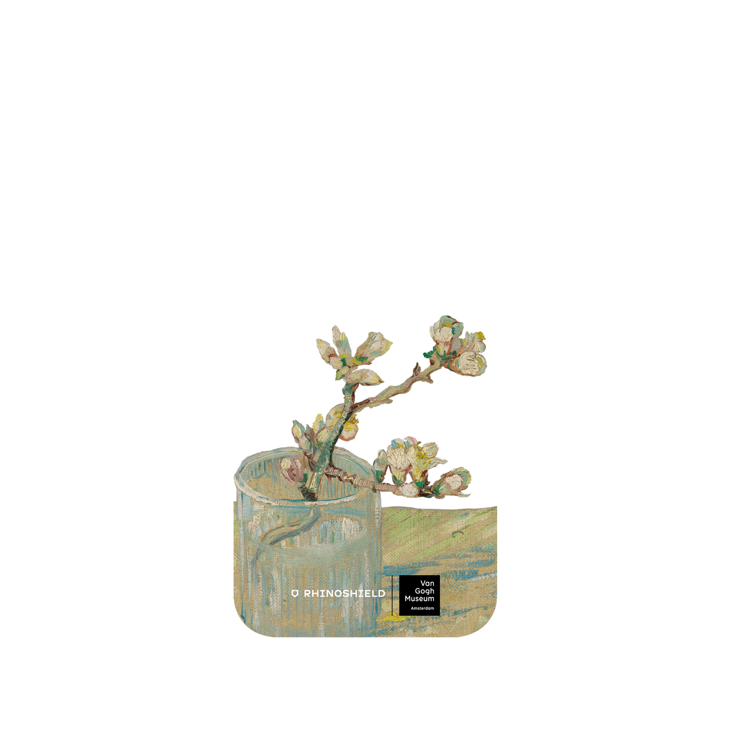 RHINOSHIELD X Van Gogh Museum Clear Case (MagSafe compatible) iPhone 14 Plus - Sprig of Flowering Almond in a Glass