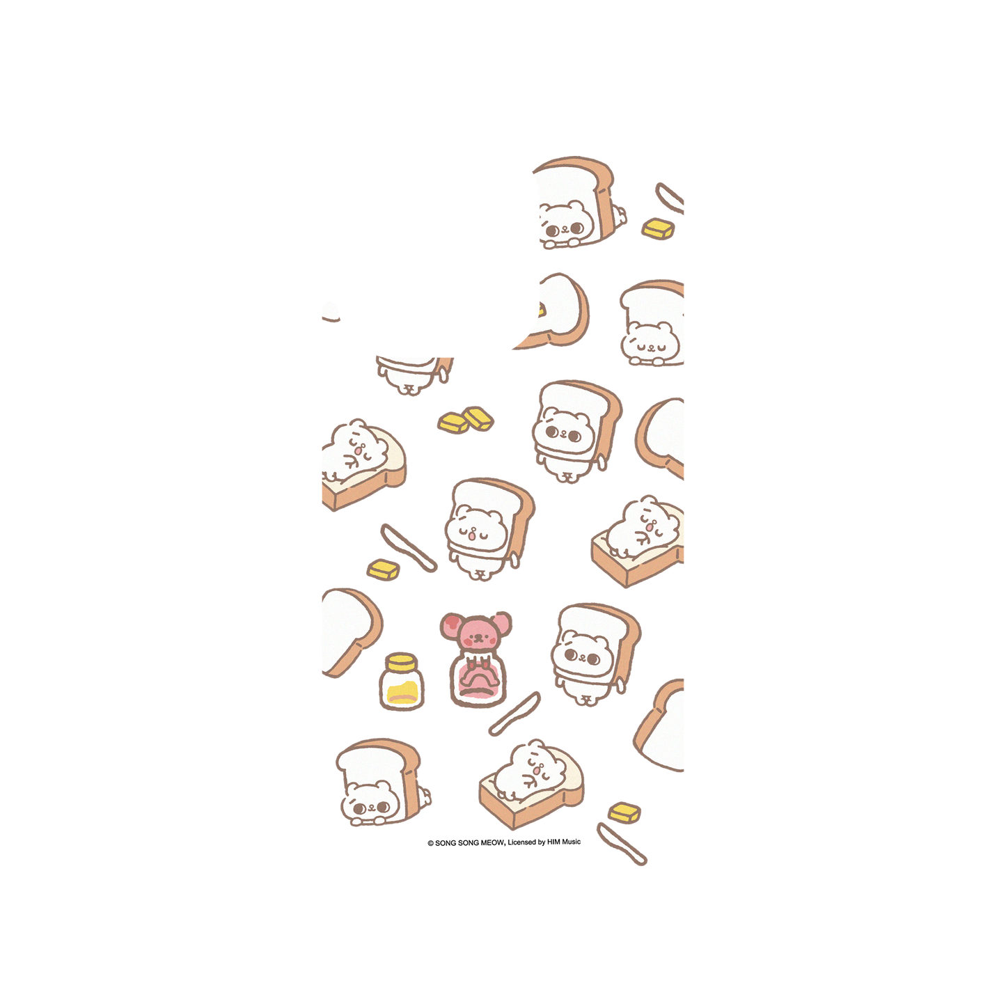 RHINOSHIELD X Song Song Meow by SECOND JellyTint (MagSafe compatible) iPhone 14 Pro - Toast and jam