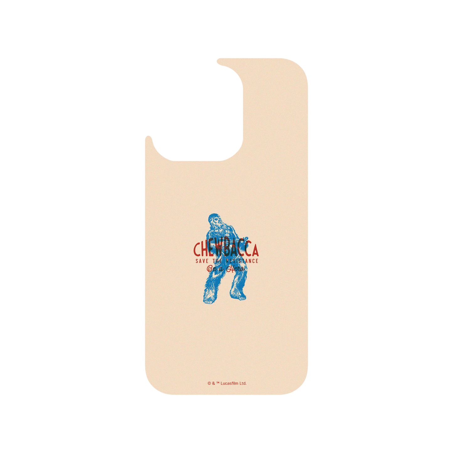 iPhone 14 Pro 犀牛盾Clear (MagSafe 兼容)聯名設計款透明手機殼 StarWars 星際大戰9系列 - 小圖款-丘巴卡