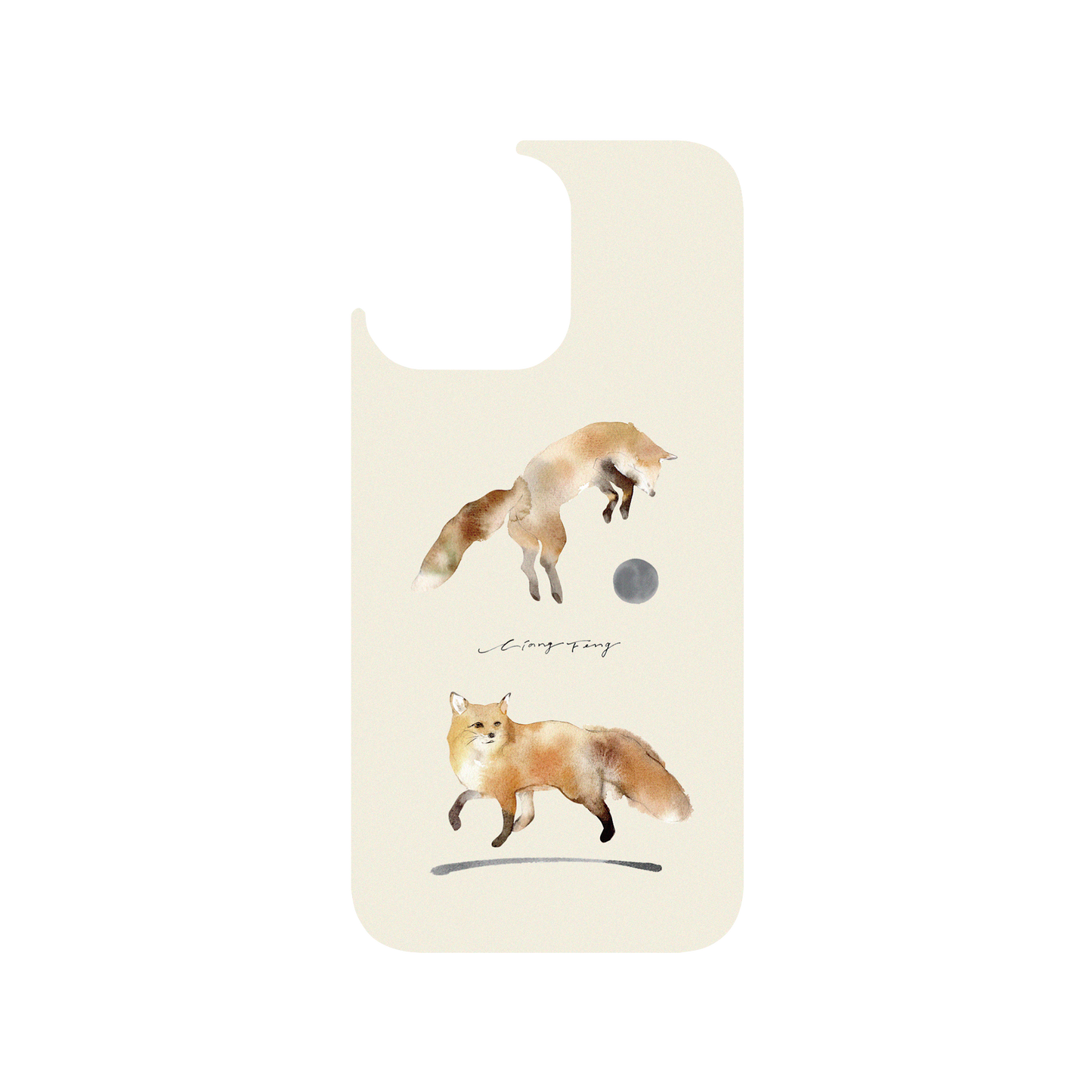 RHINOSHIELD X Liang Feng JellyTint iPhone 14 Pro Max Case - foxes