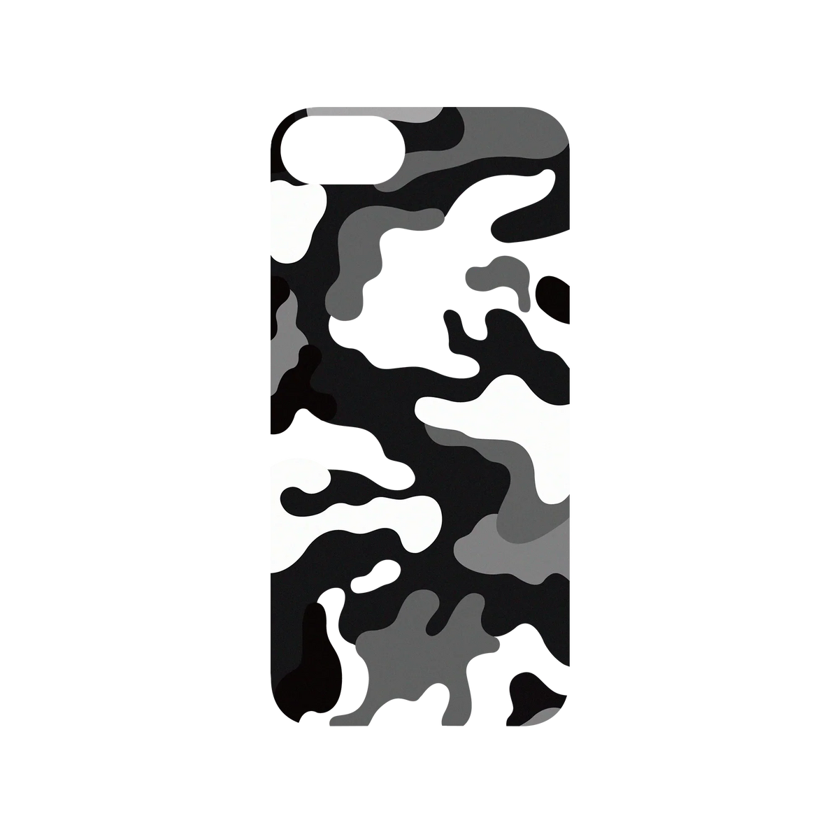RHINOSHIELD SolidSuit iPhone 8 Case: Original Designs - Telo Mimetico B&W Camo