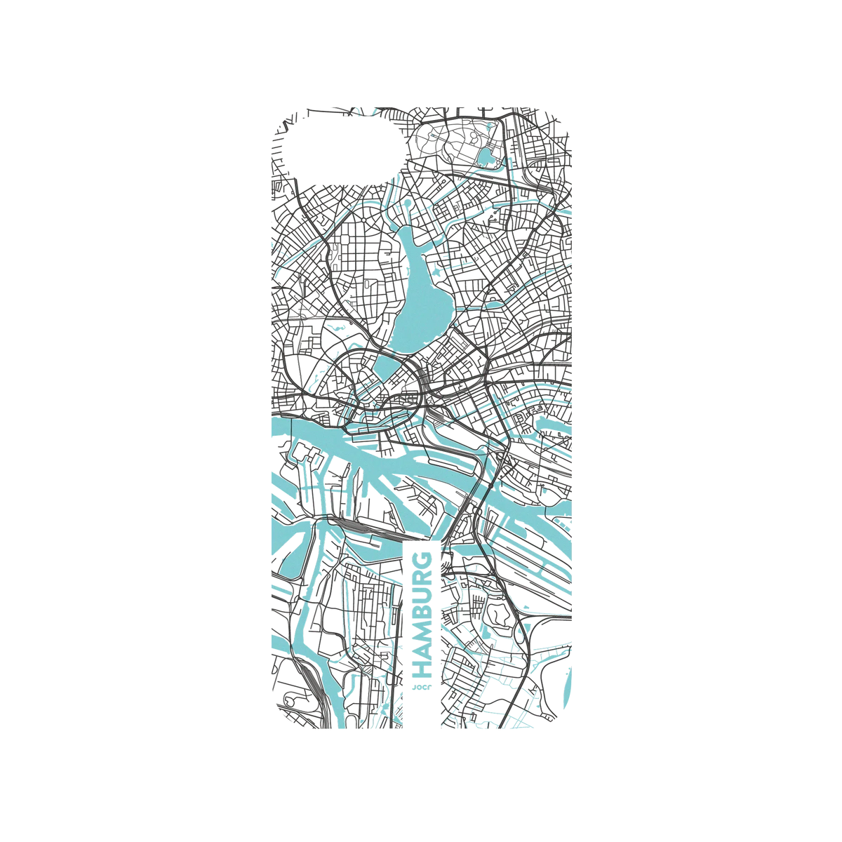 RHINOSHIELD X JOCR SolidSuit iPhone SE (2nd generation) Case - Hamburg (Black Logo)