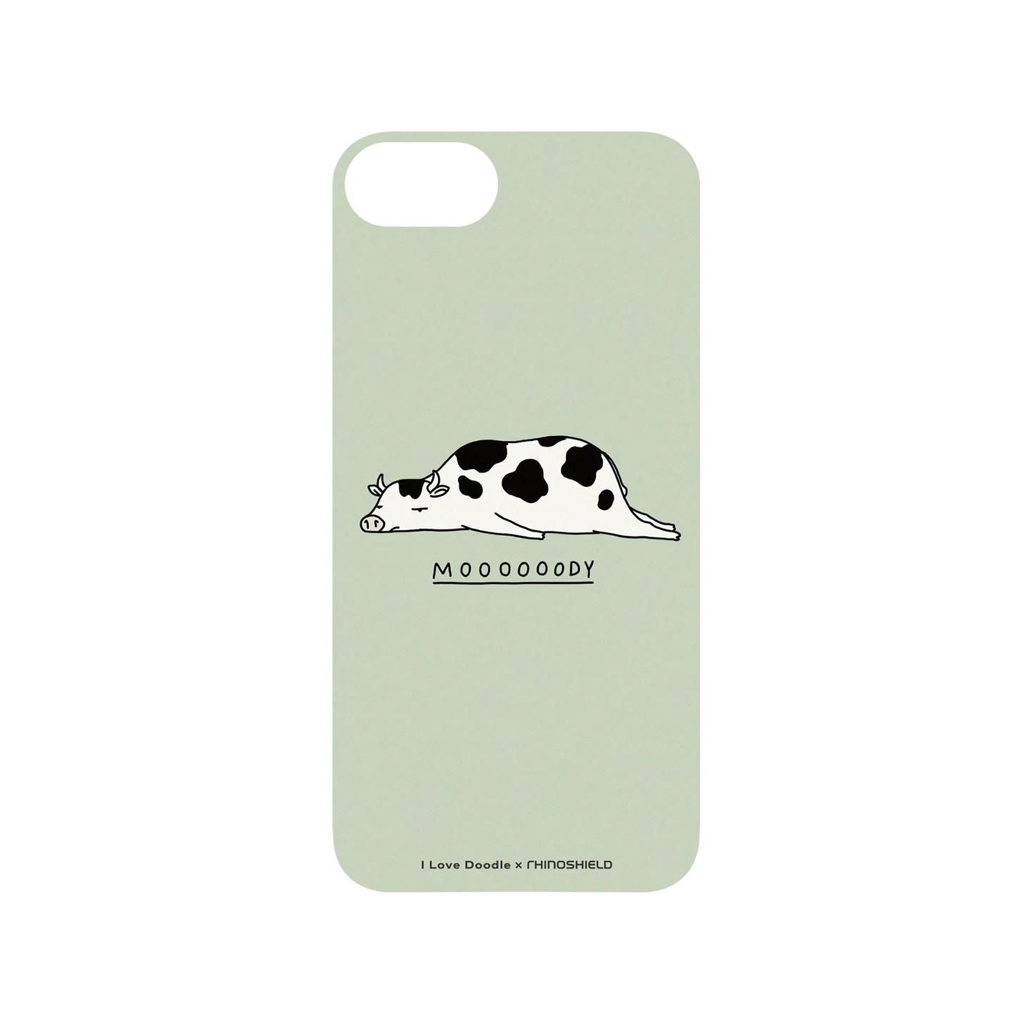 RHINOSHIELD X I Love Doodle SolidSuit iPhone SE (3rd generation) Case - Mooooody
