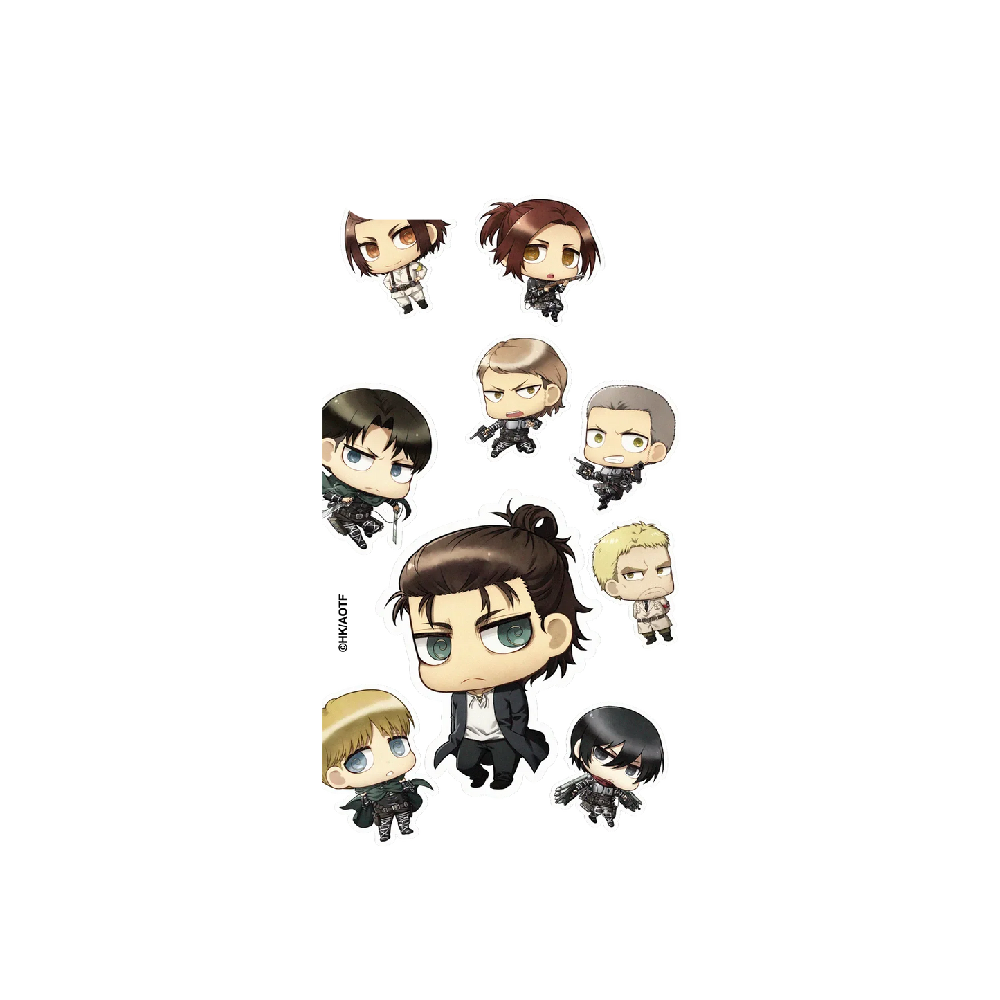 RHINOSHIELD X Attack on Titan SolidSuit iPhone SE (2nd generation) Case - Attack on Titan - Chibi