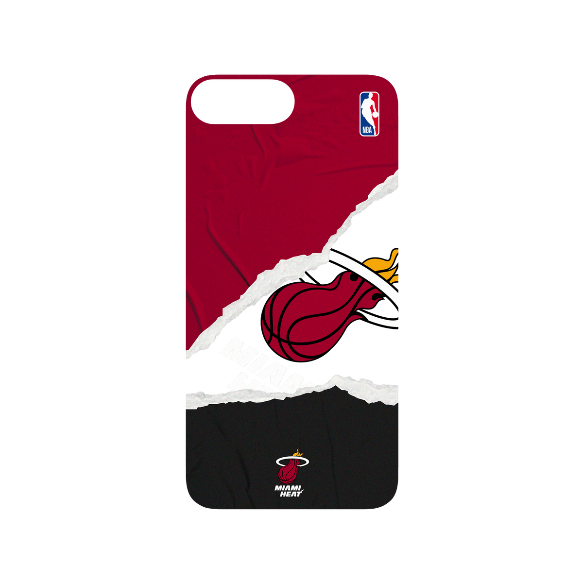 RhinoShield X NBA SolidSuit iPhone 7 Plus Case - Miami Heats - Sweat and Tears
