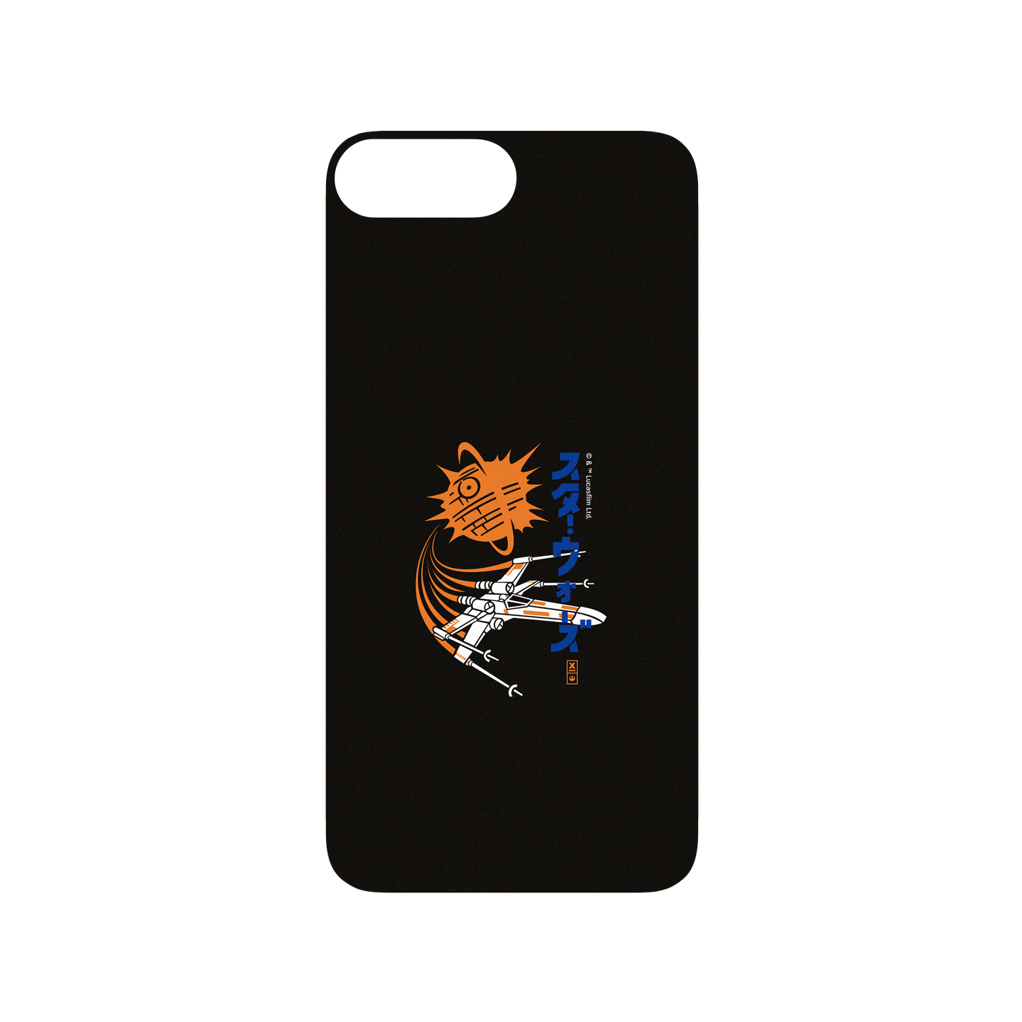 iPhone 7 Plus 犀牛盾SolidSuit聯名設計款防摔背蓋手機殼 StarWars 星際大戰系列 - 戰機-日文字系列