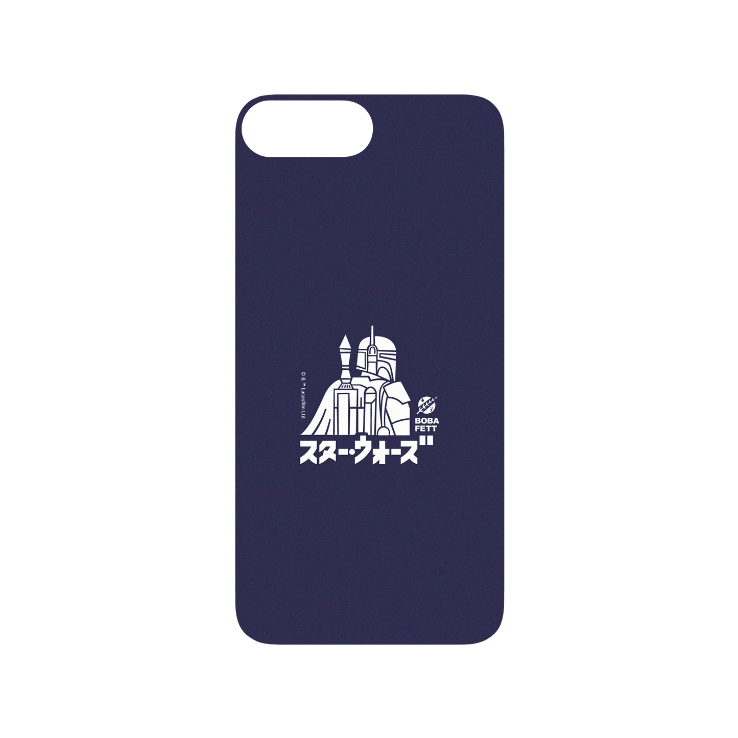 iPhone 7 Plus 犀牛盾SolidSuit聯名設計款防摔背蓋手機殼 StarWars 星際大戰系列 - 波巴費特-日文字系列