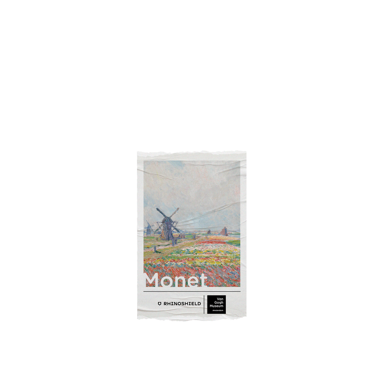 RHINOSHIELD X Van Gogh Museum SolidSuit iPhone 8 Plus Case - Tulip Fields and Windmills - Claude Monet
