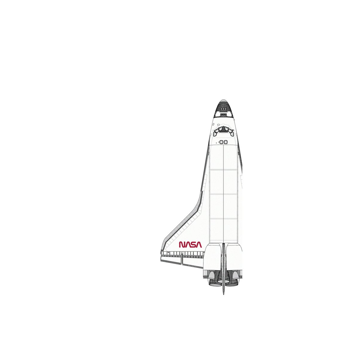 RhinoShield X Cosmos SolidSuit iPhone X Case - Space Shuttle 2