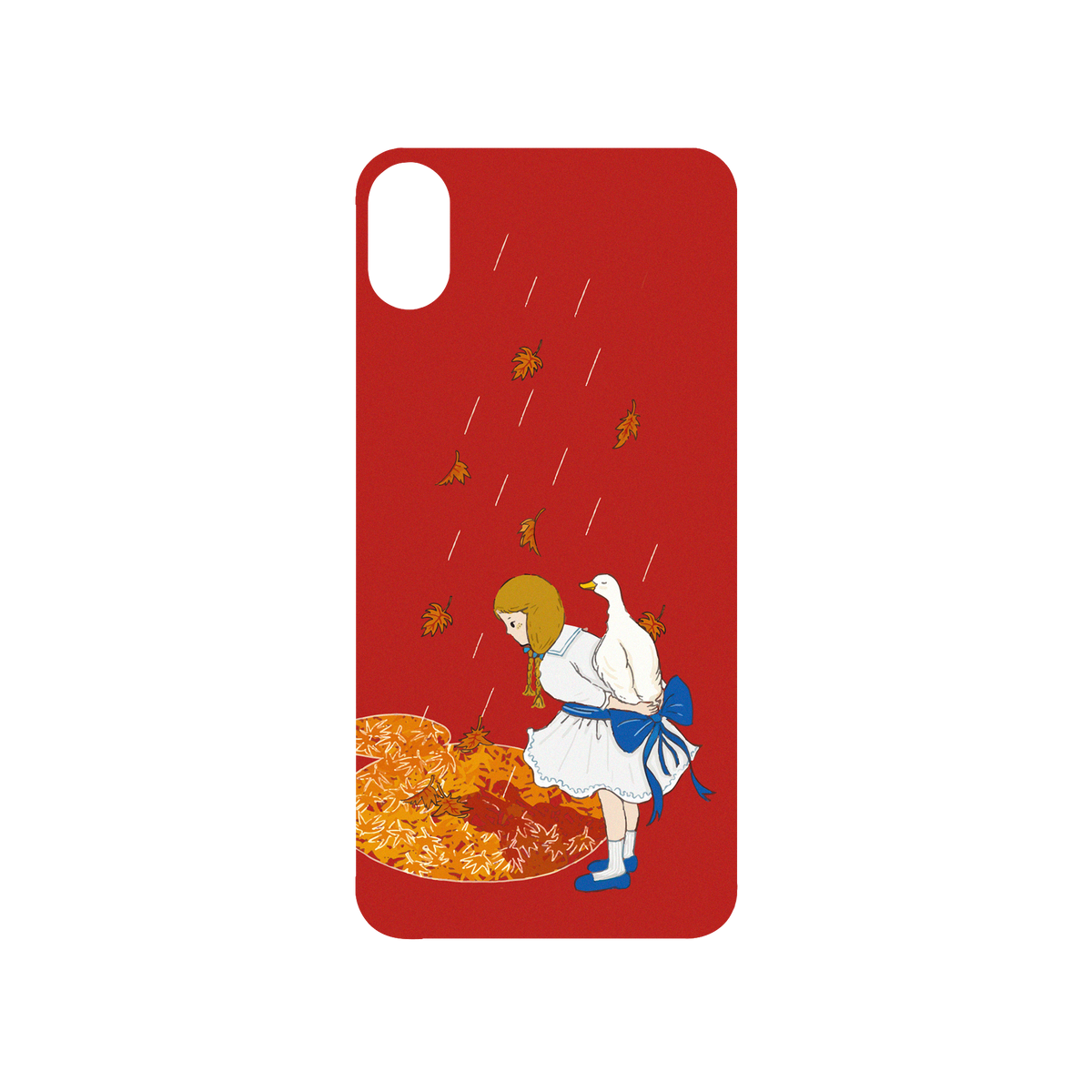 RHINOSHIELD SolidSuit iPhone XS Case: Original Designs - The Girl and The Duck