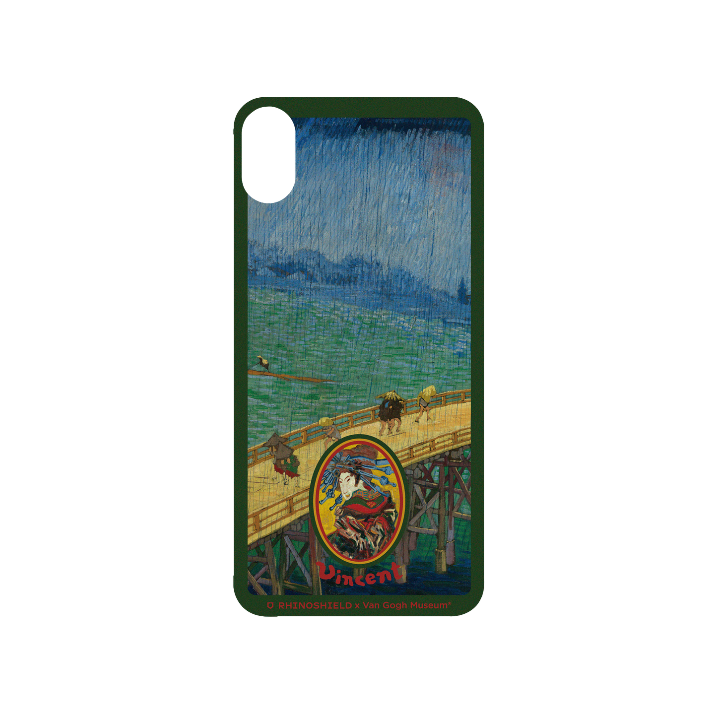 RhinoShield X Van Gogh Museum SolidSuit iPhone XS Case - Bridge in the Rain - Frame
